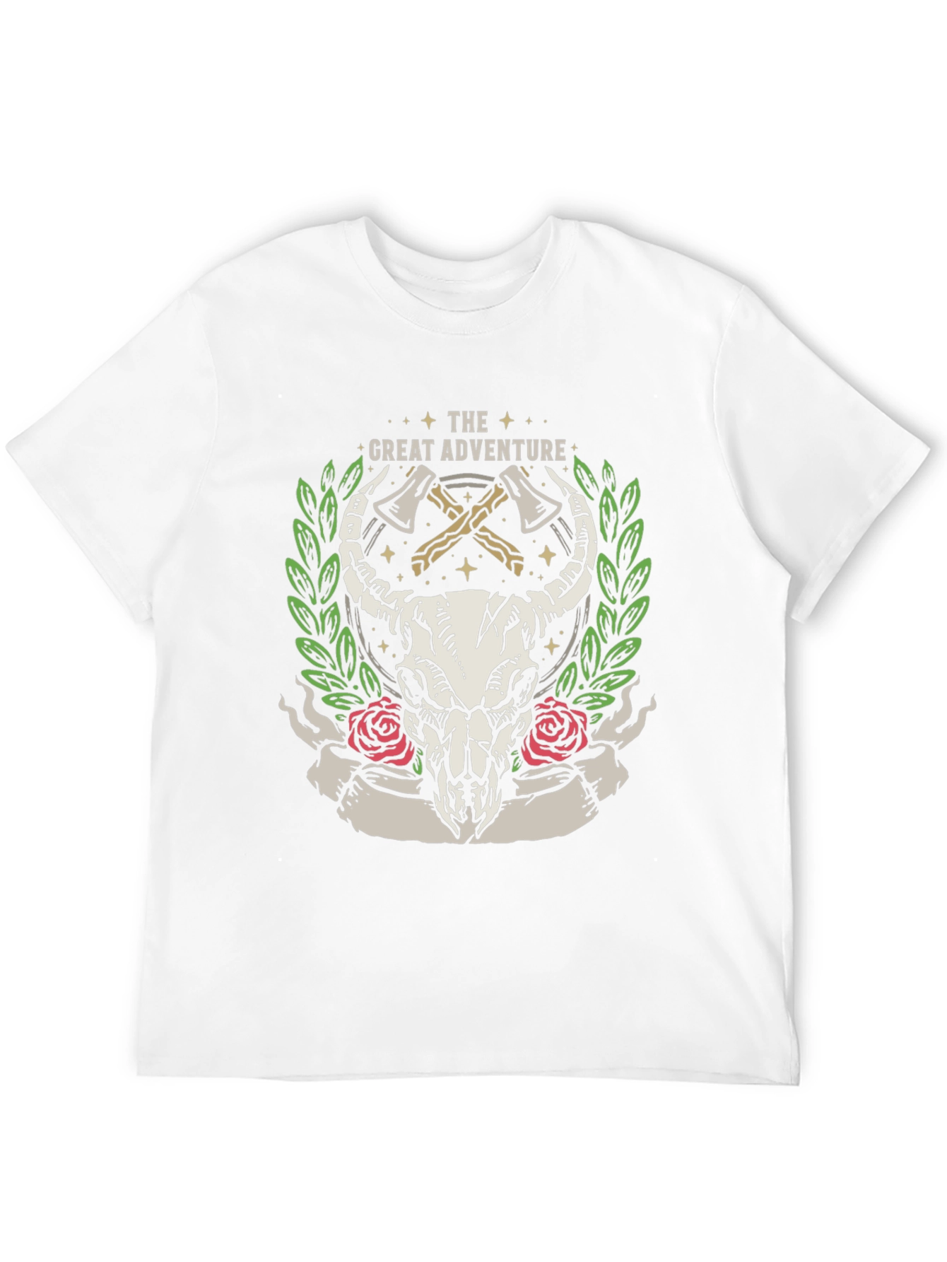 The Great Adventure Skull and Axes Graphic Tee
