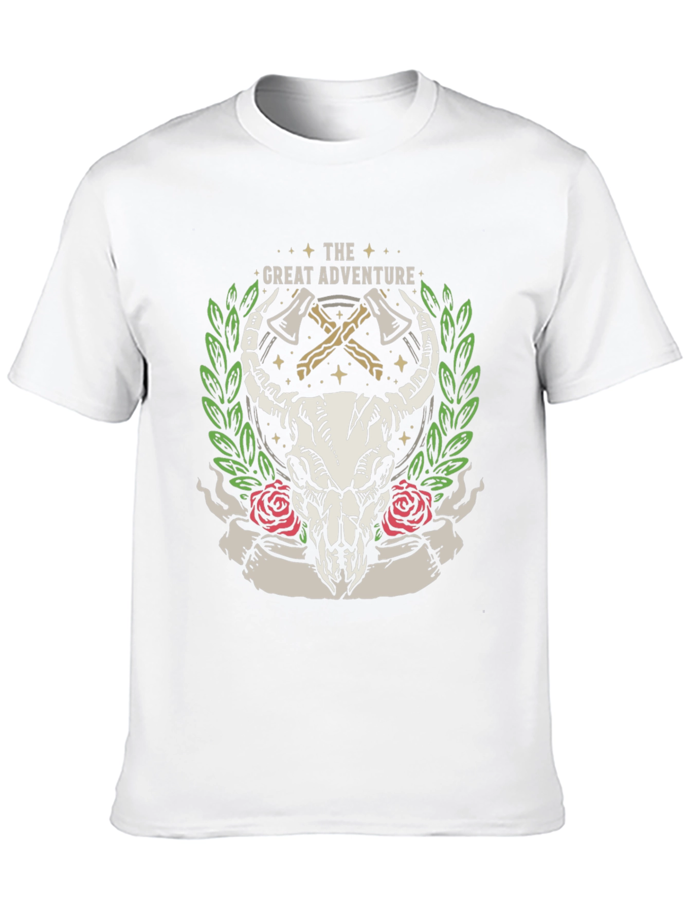 The Great Adventure Skull and Axes Graphic Tee