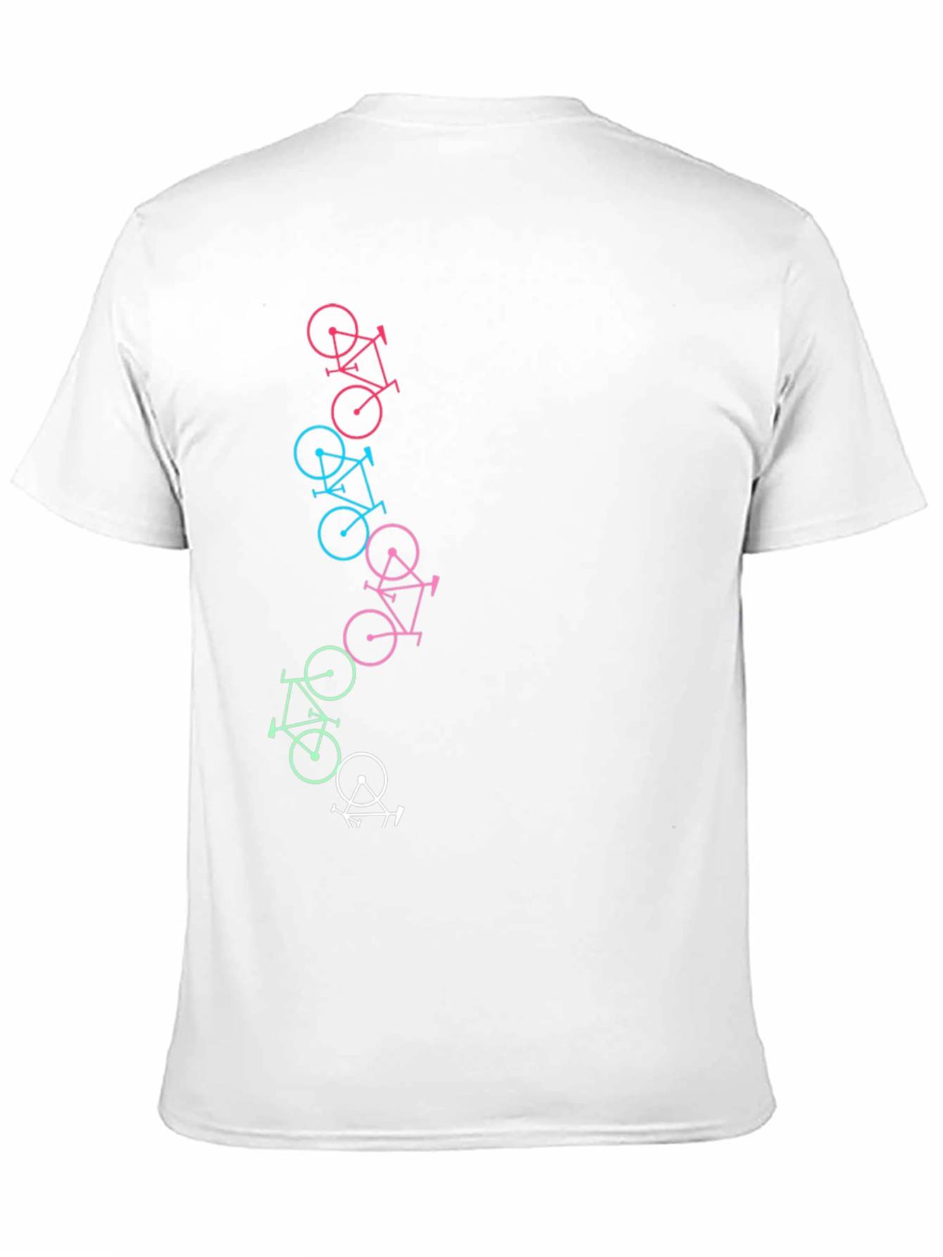 Bike Pattern Black T-Shirt