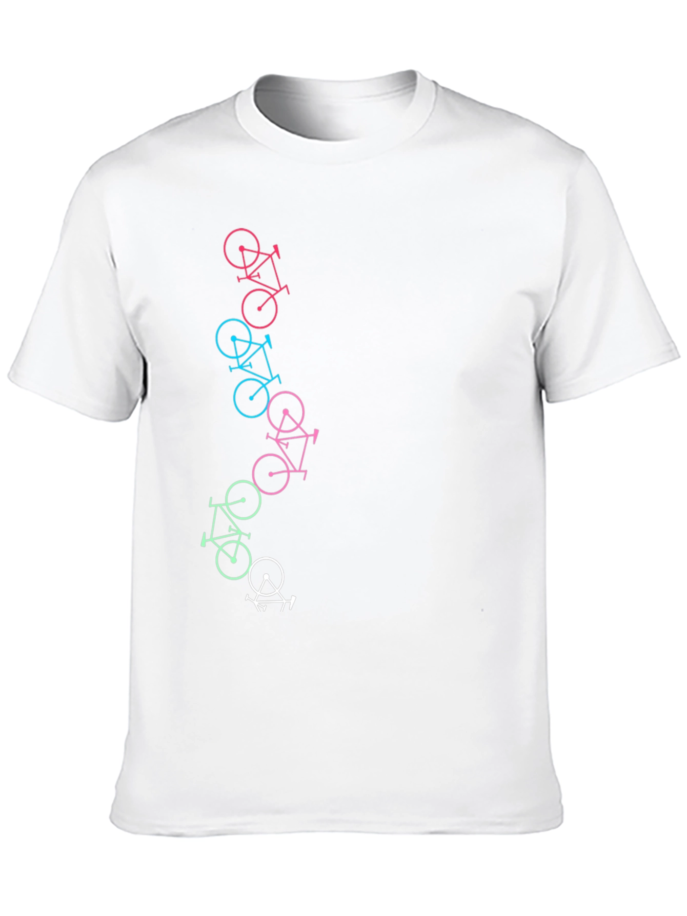 Bike Pattern Black T-Shirt