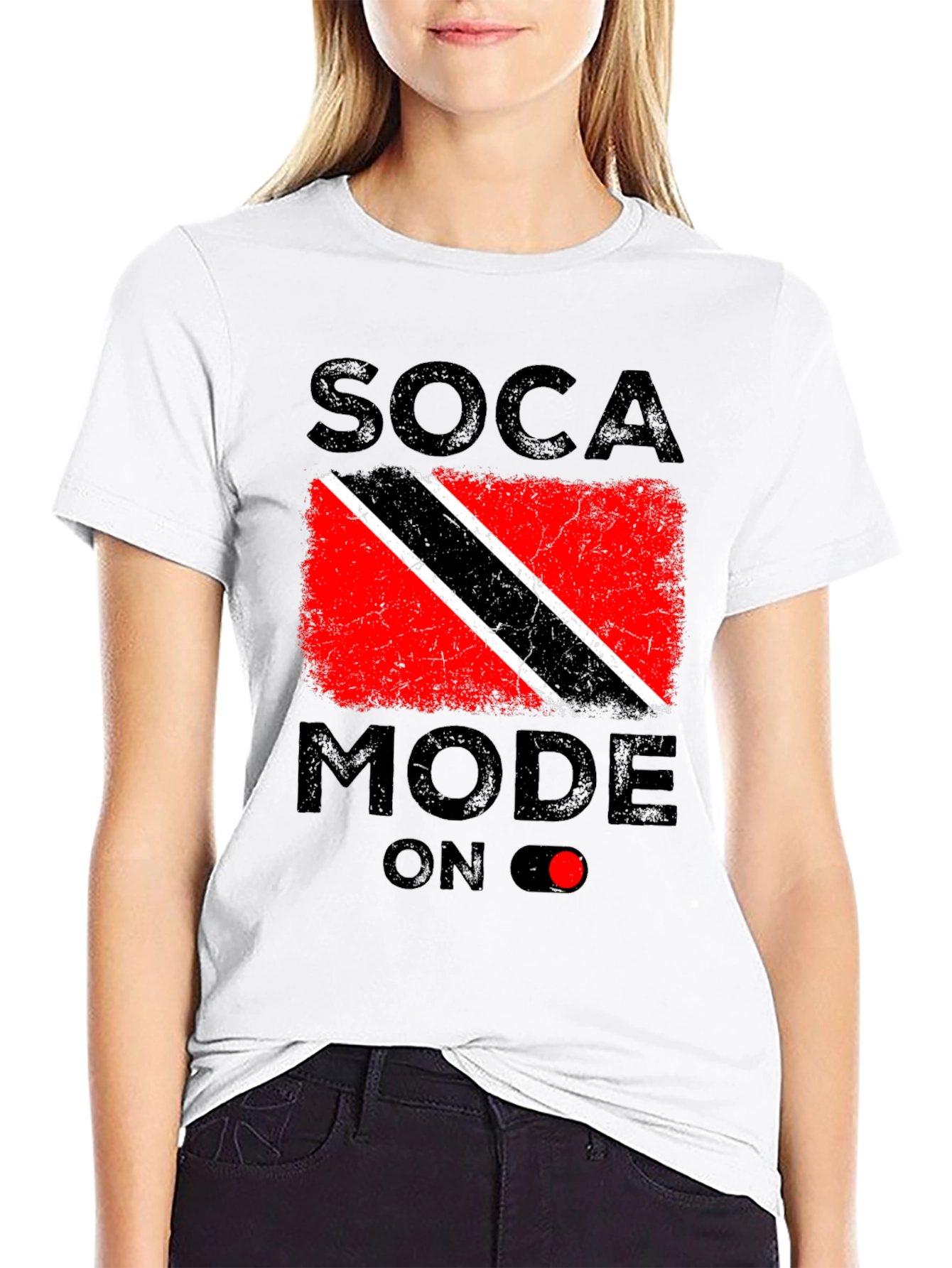 Soca Mode On Flag Graphic T-Shirt