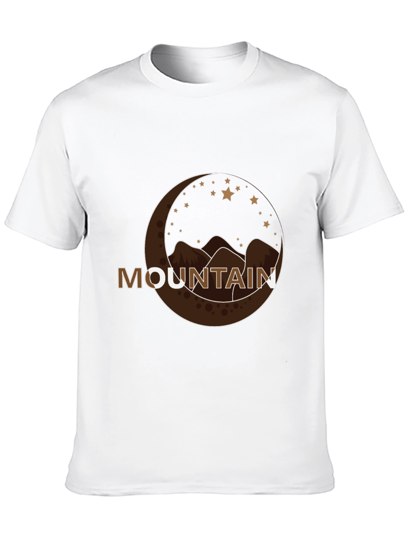 Mountain Crescent Graphic Tee - Stylish Adventure Shirt