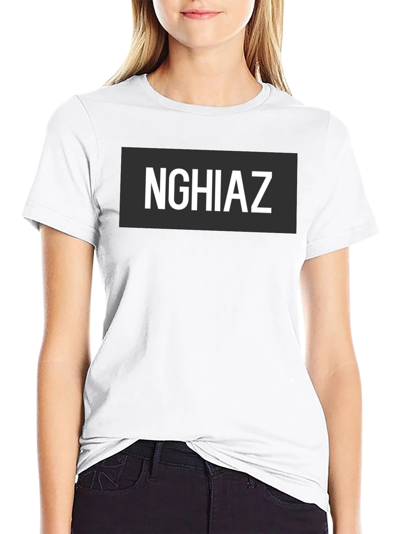Nghiaz Black Graphic T-Shirt
