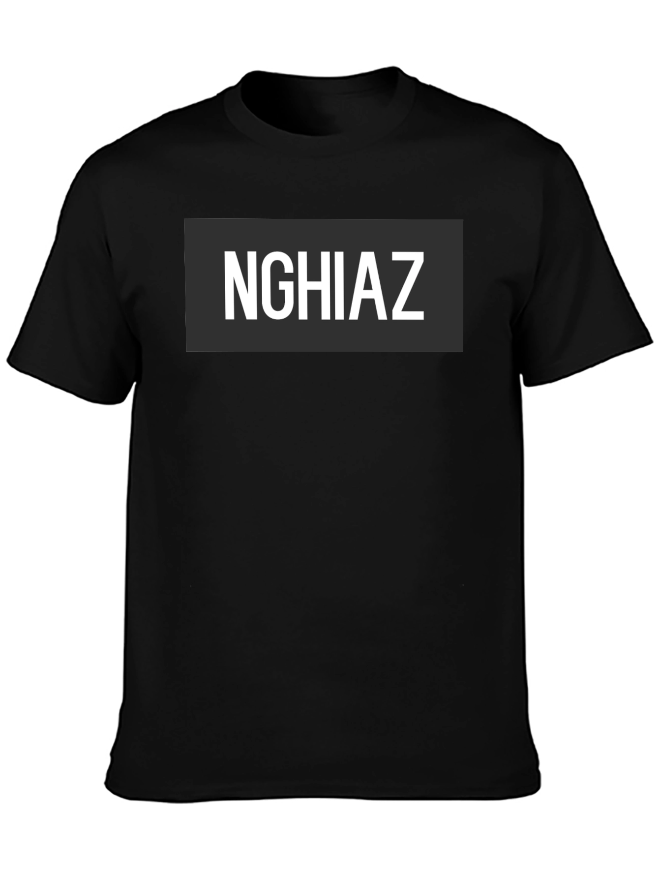 Nghiaz Black Graphic T-Shirt
