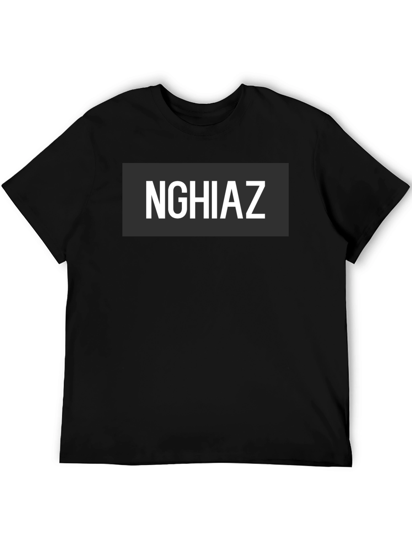 Nghiaz Black Graphic T-Shirt