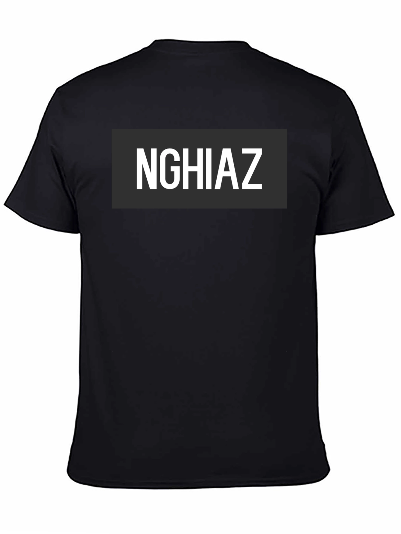 Nghiaz Black Graphic T-Shirt