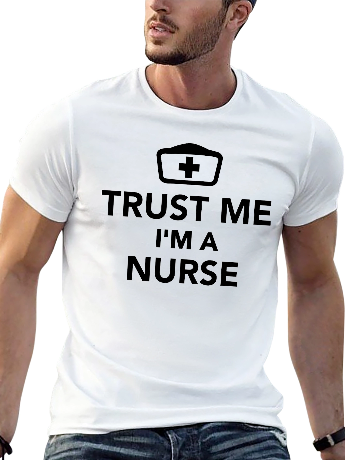 Trust Me Im A Nurse Black T-Shirt