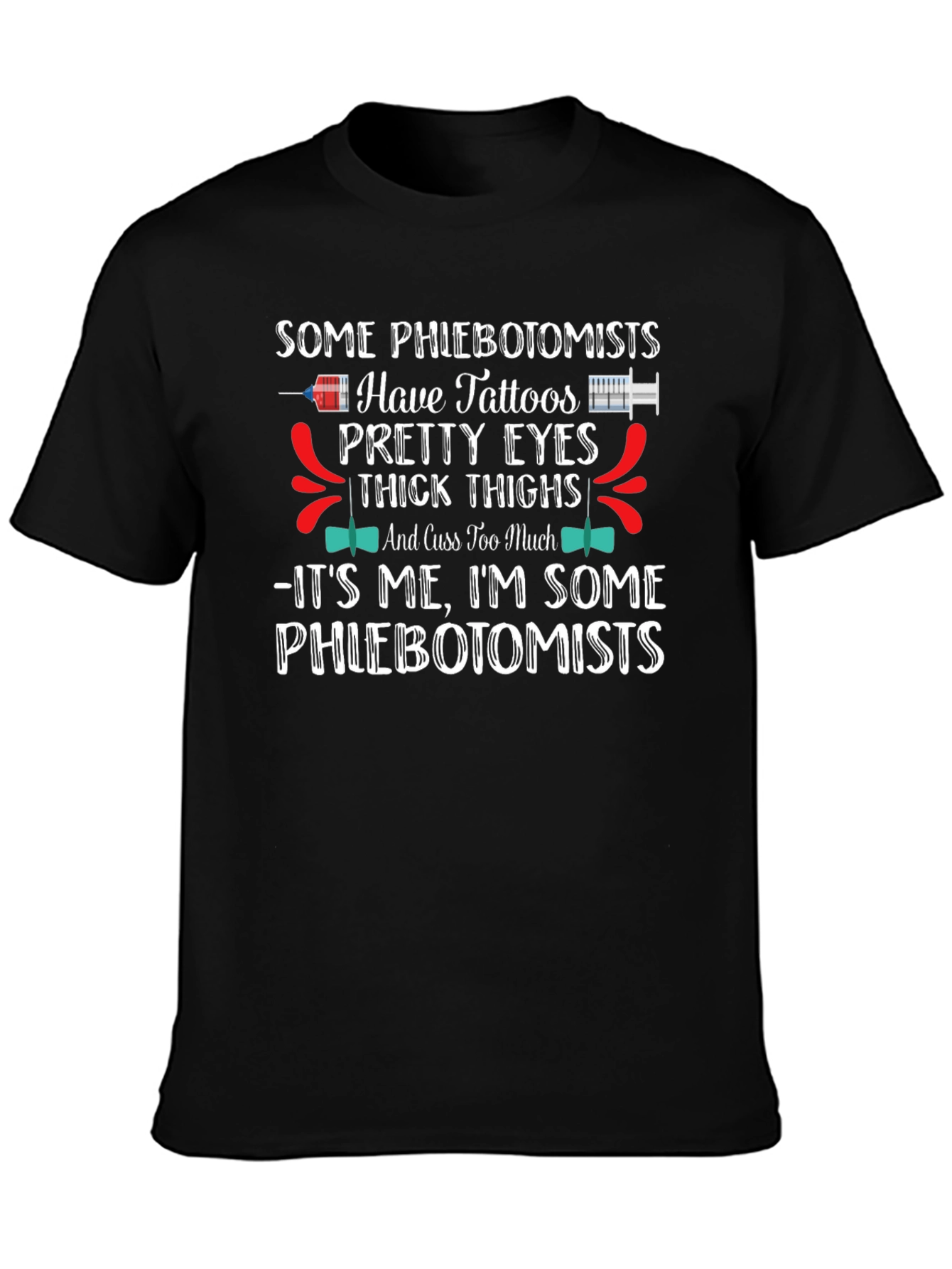 Phlebotomist Tattooed Graphic Tee