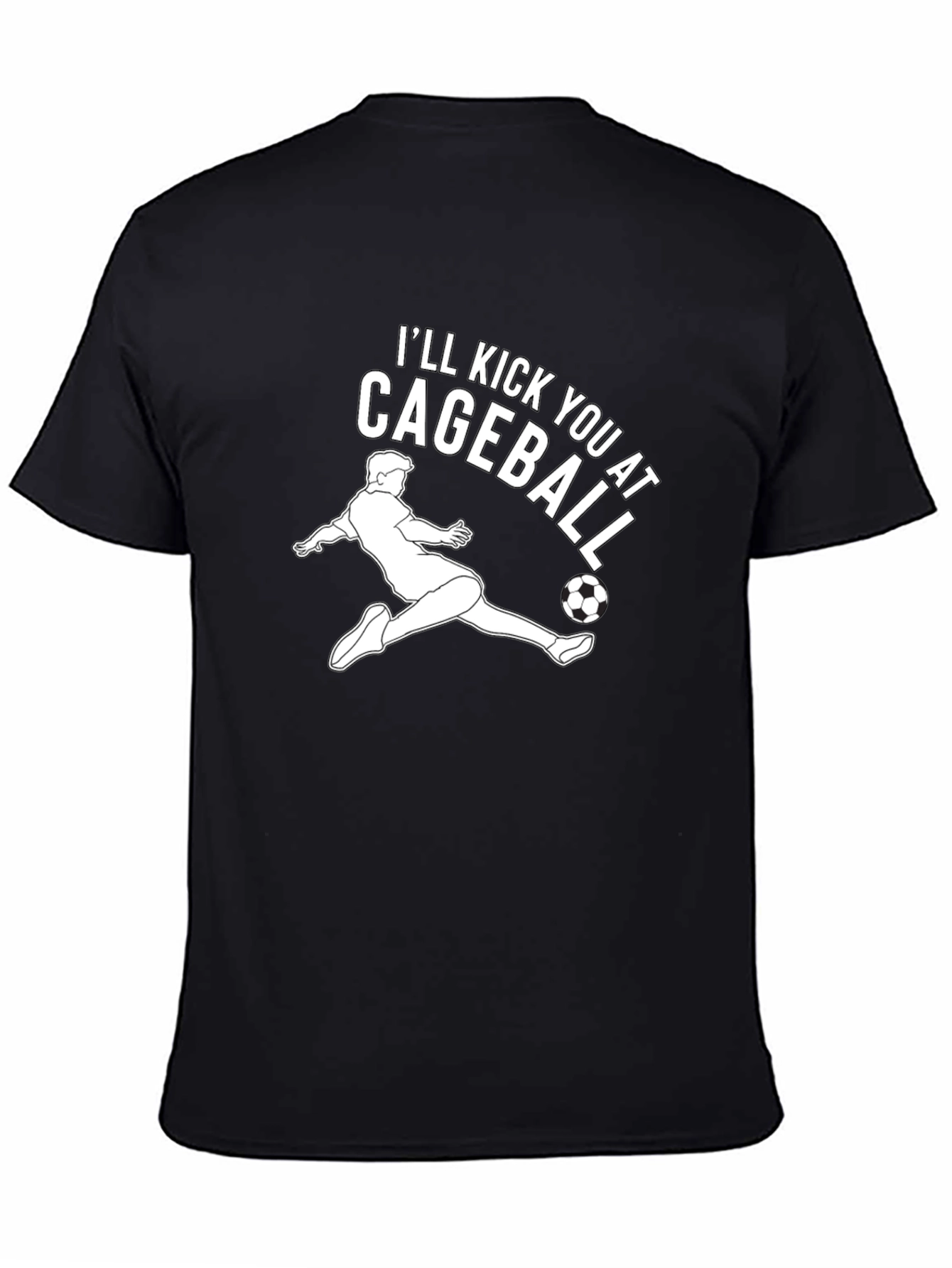 Cageball Kick T-Shirt - Soccer Inspired Graphic Tee