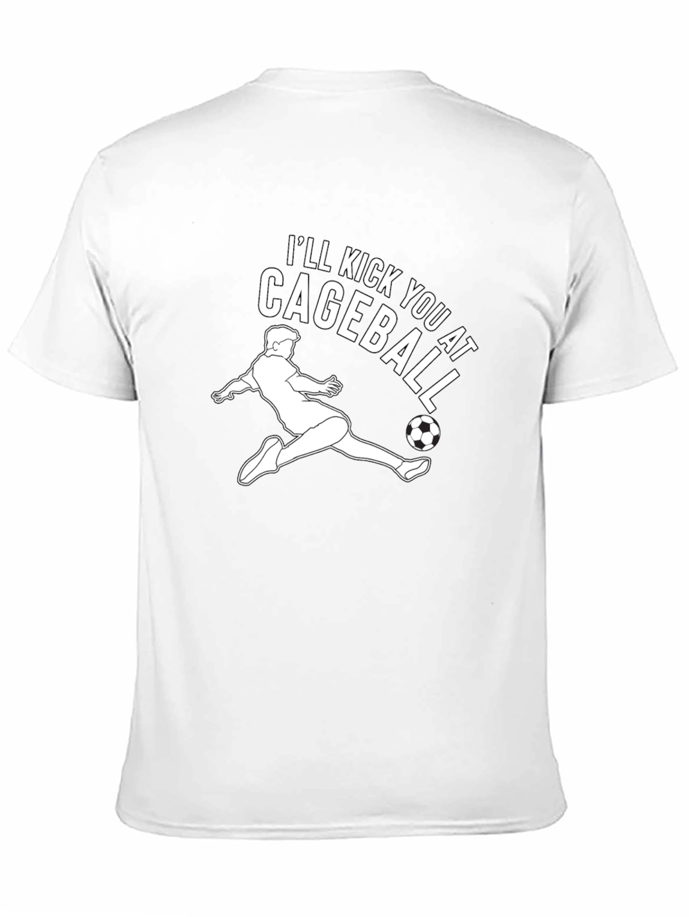 Cageball Kick T-Shirt - Soccer Inspired Graphic Tee