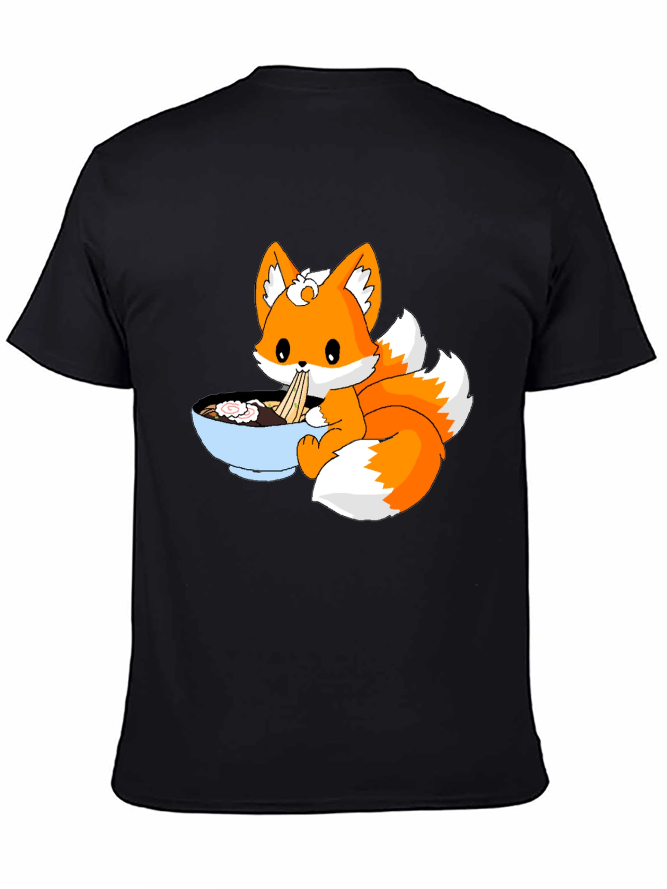 Cute Fox Ramen Anime T-Shirt