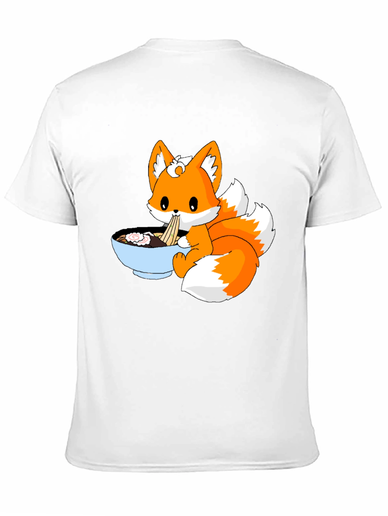 Cute Fox Ramen Anime T-Shirt
