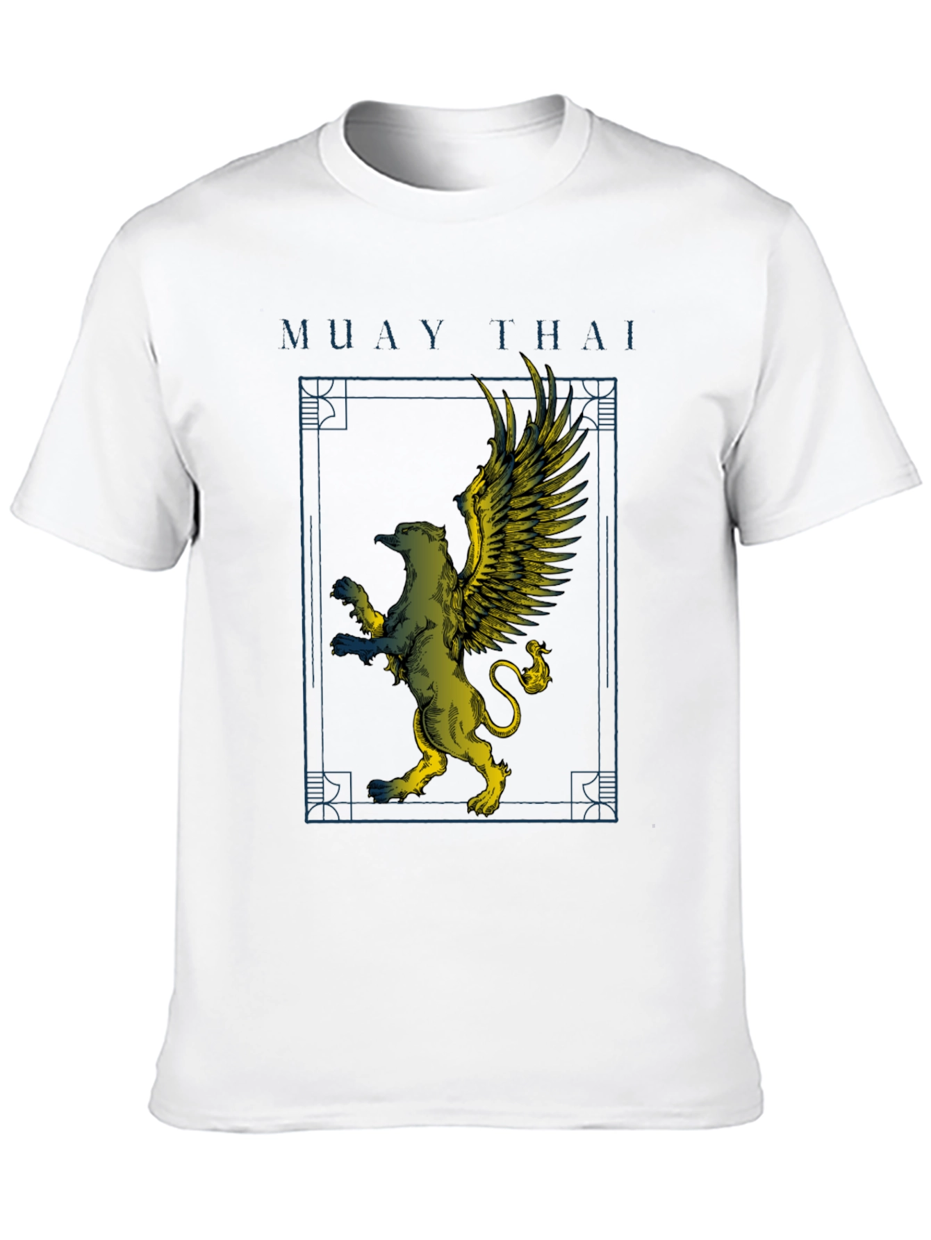 Muay Thai Griffin Graphic Black T-Shirt