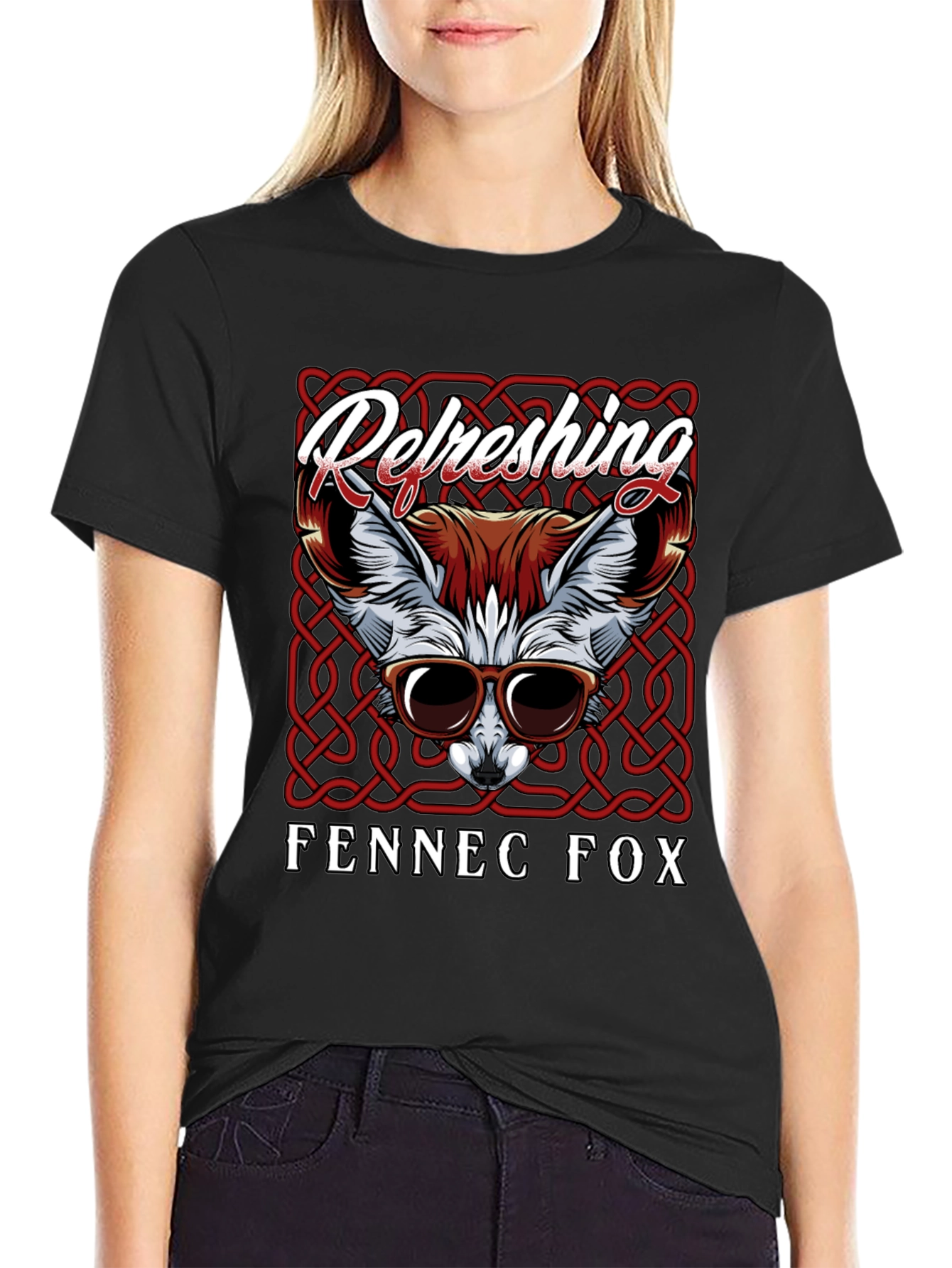 Refreshing Fennec Fox Graphic T-Shirt