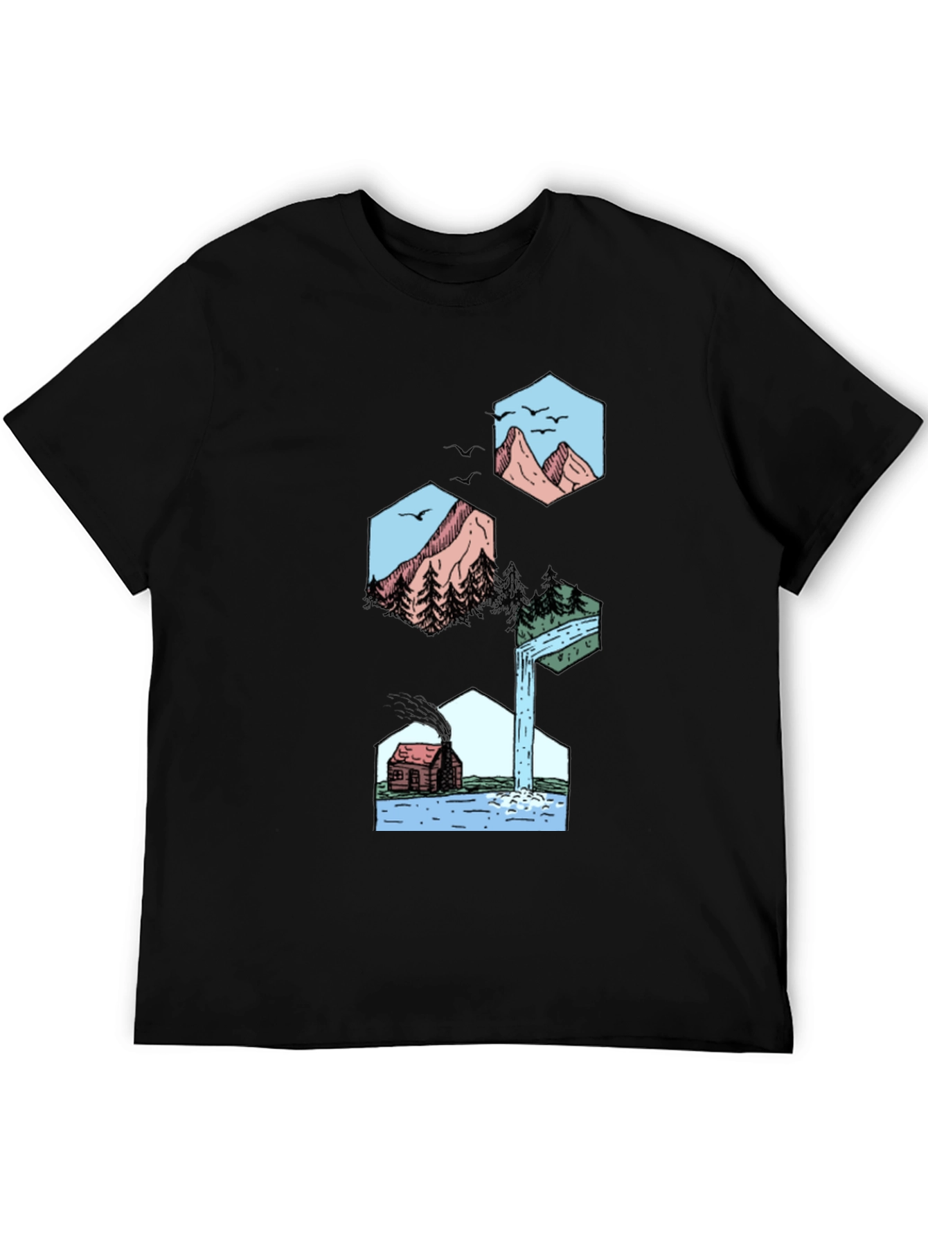 Nature Hexagon Graphic Tee