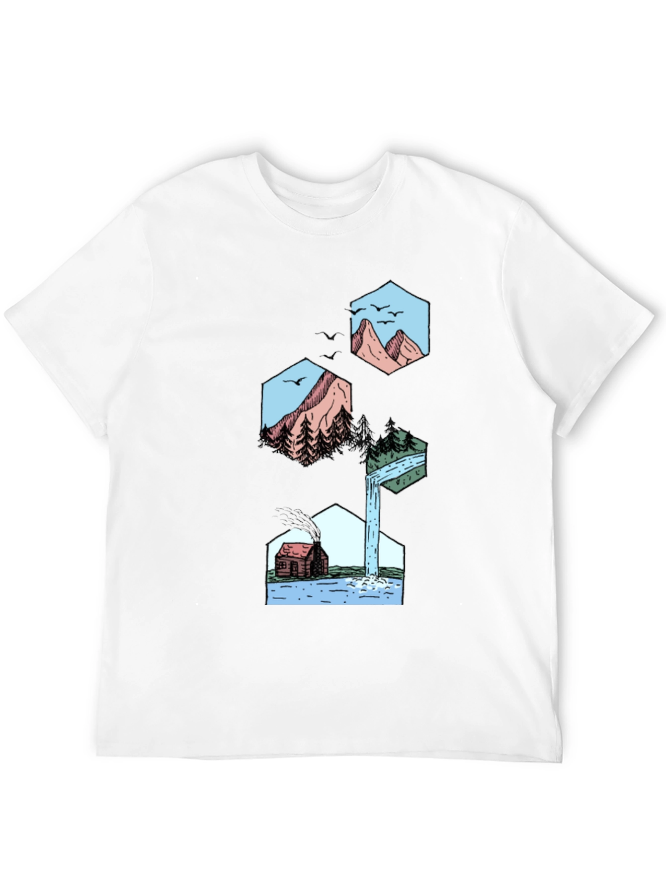 Nature Hexagon Graphic Tee