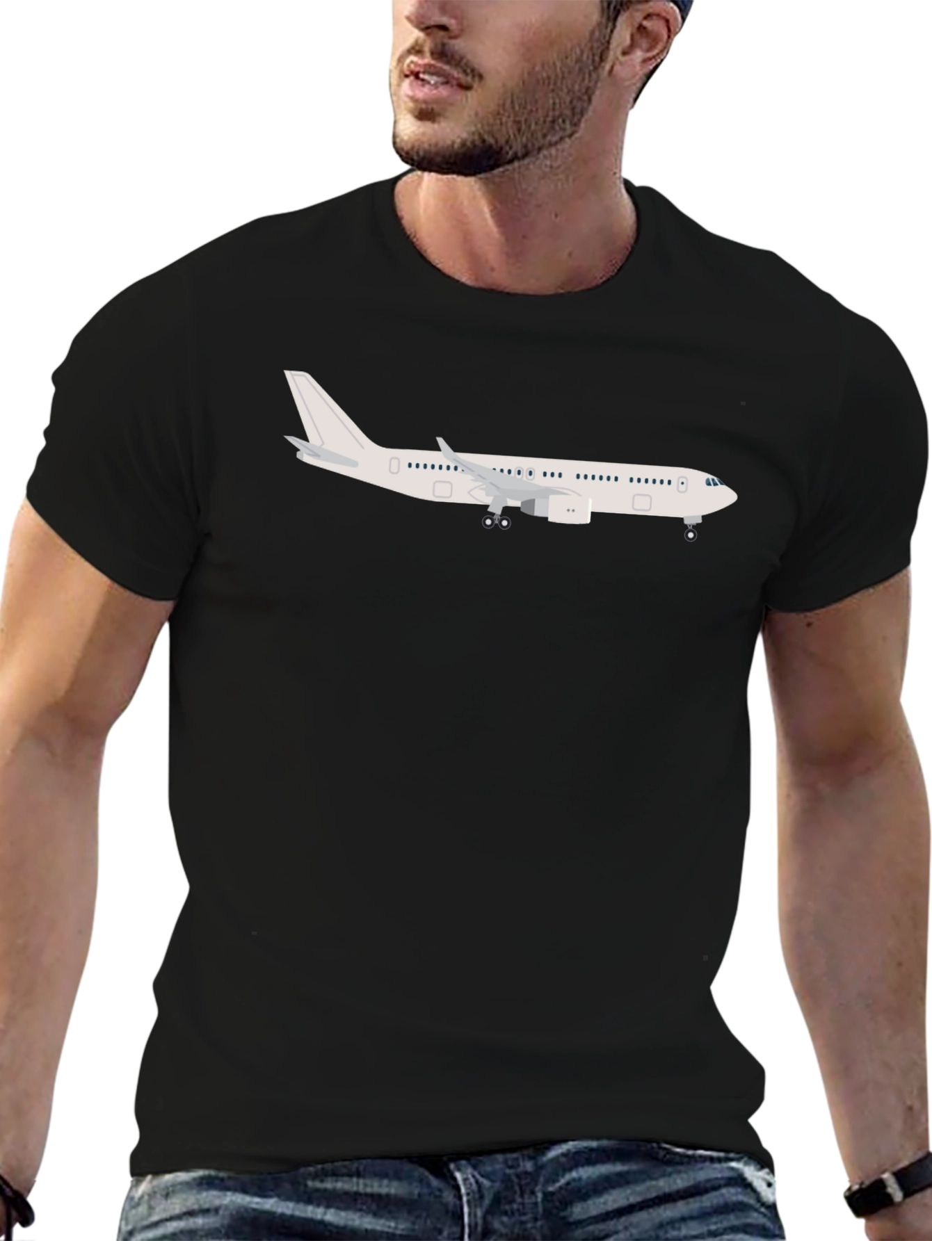 Airplane Graphic T-Shirt - Fly High in Style