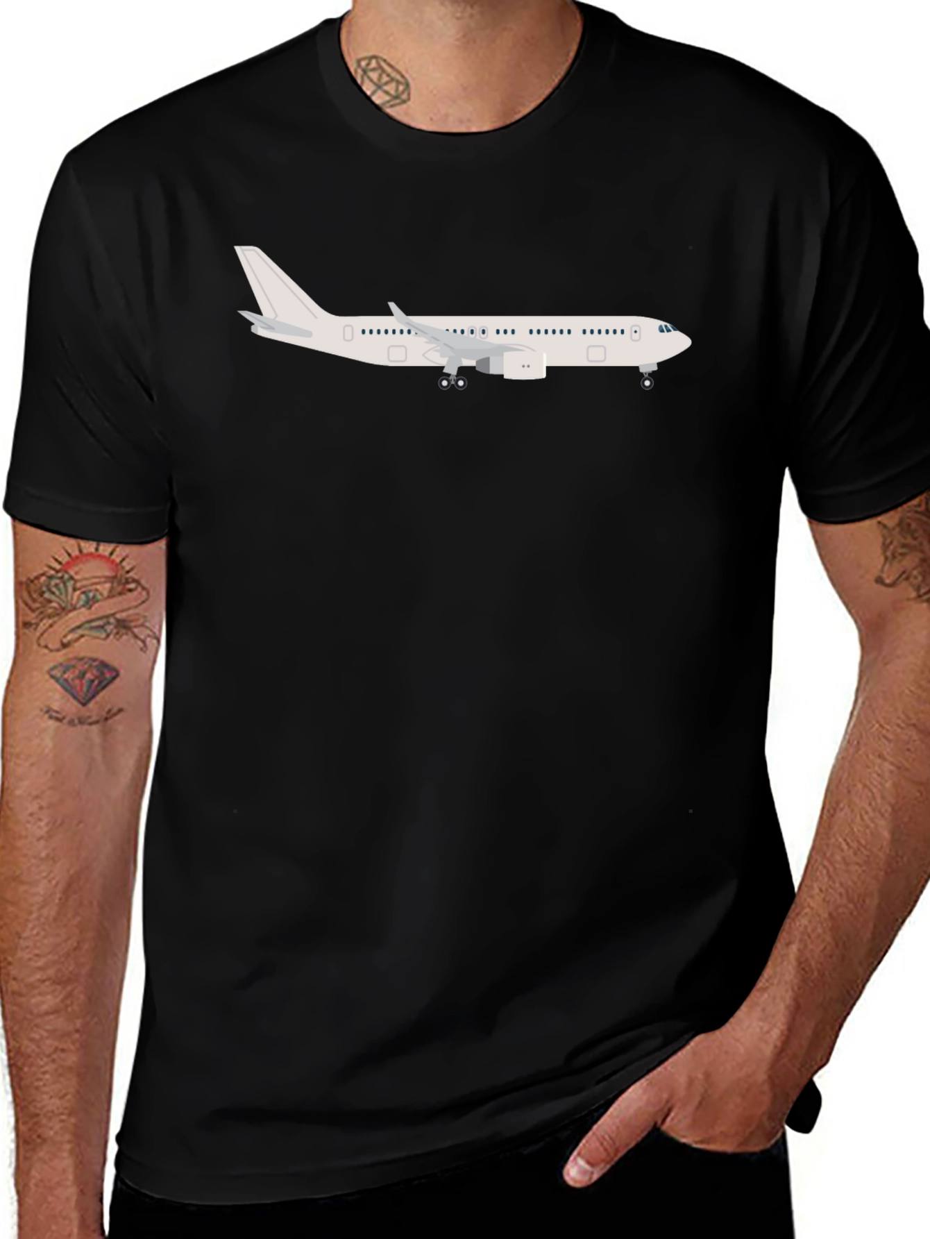 Airplane Graphic T-Shirt - Fly High in Style
