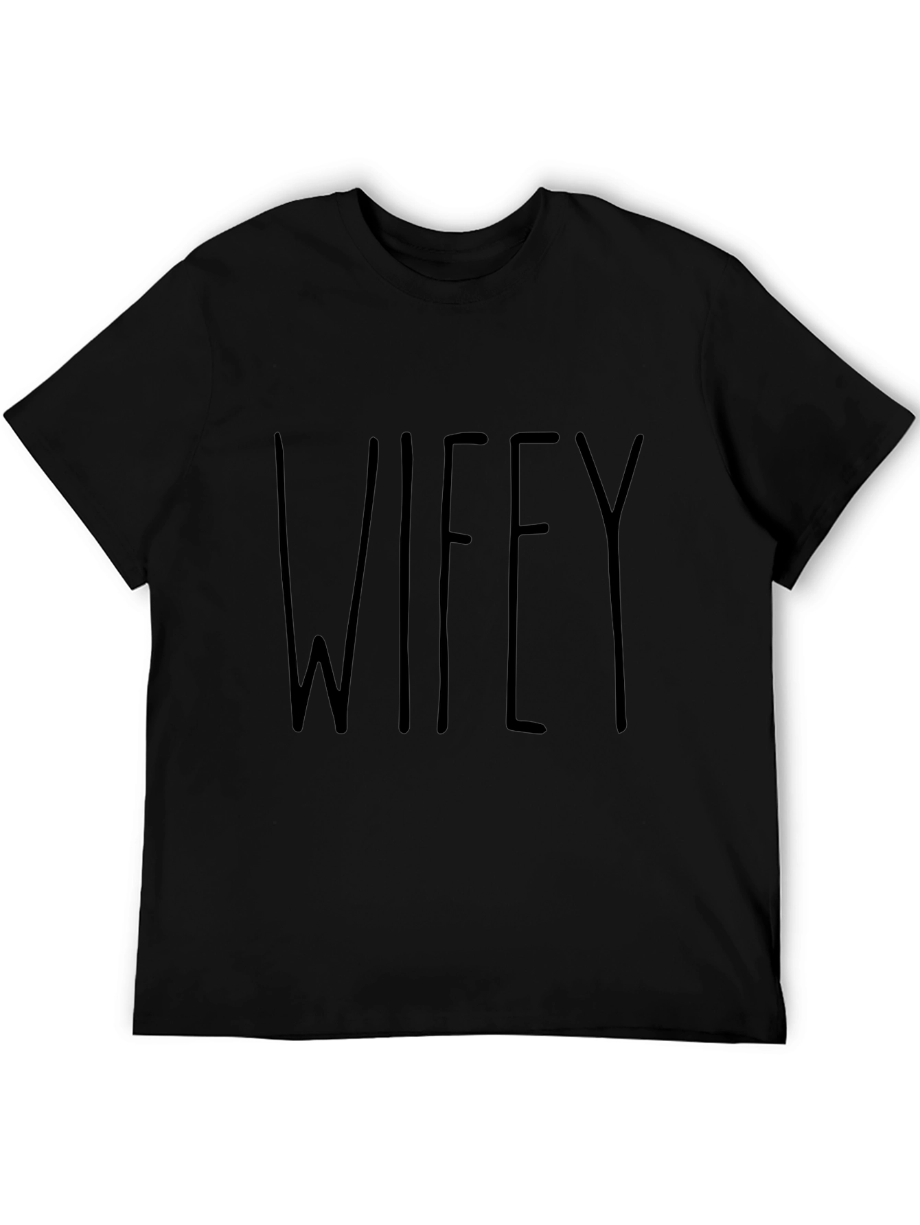 Wifey Black T-Shirt