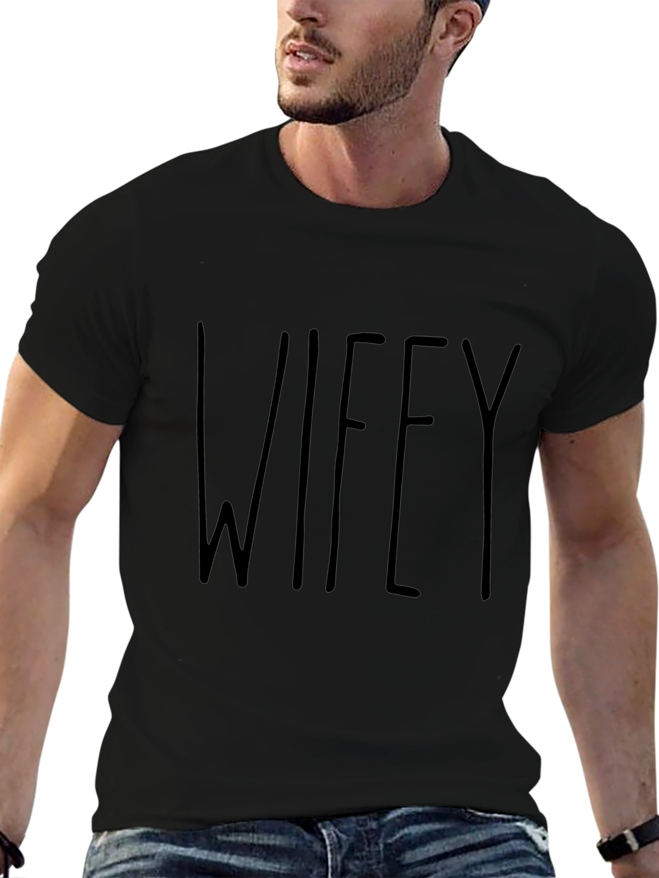 Wifey Black T-Shirt