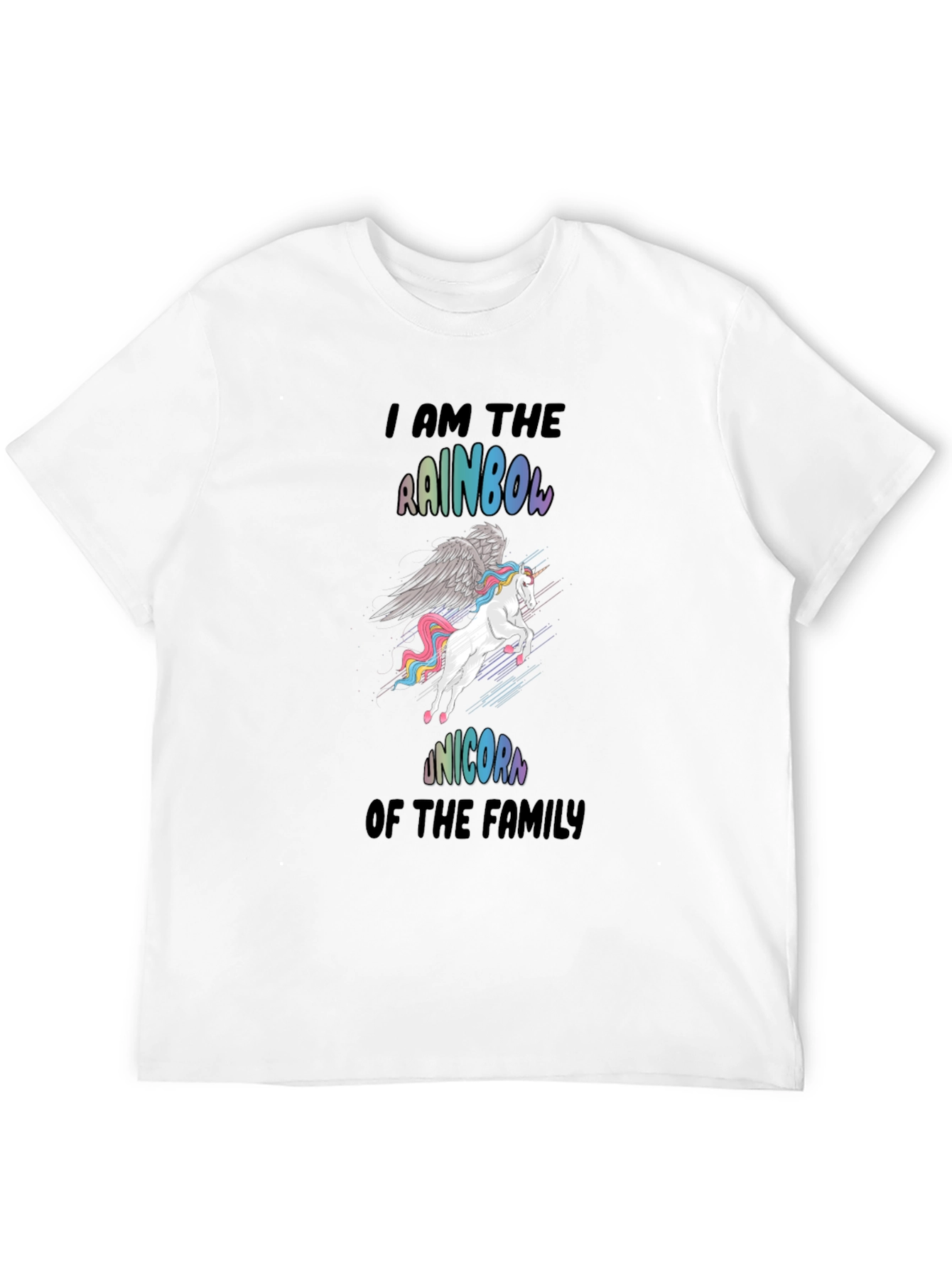 Rainbow Unicorn Family T-Shirt