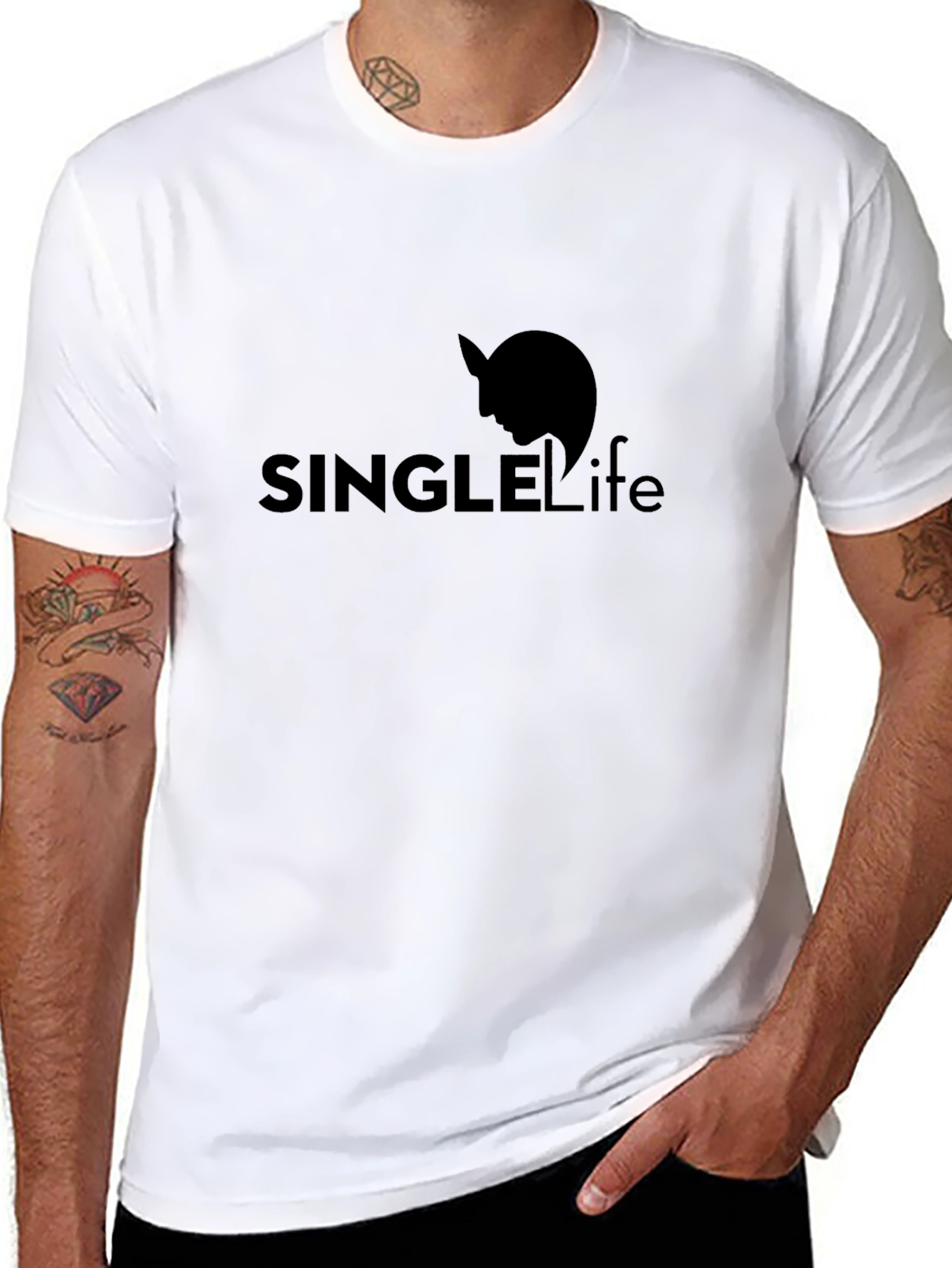 Single Life Black T-Shirt