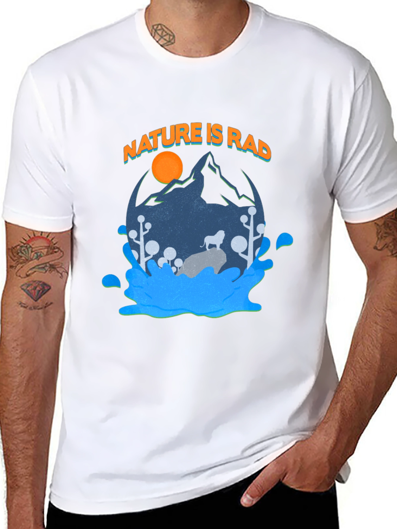 Nature is Rad T-Shirt - Adventure Awaits
