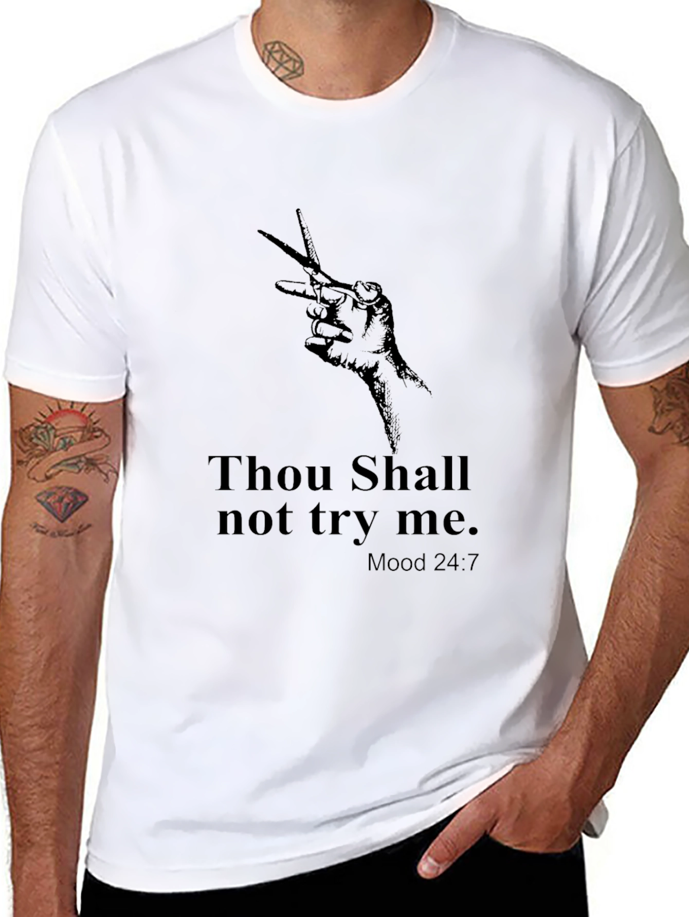 Thou Shalt Not Try Me Graphic Tee