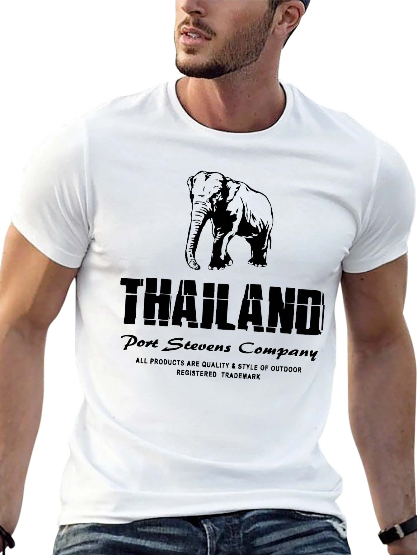 Thailand Elephant Graphic Tee - Port Stevens Company