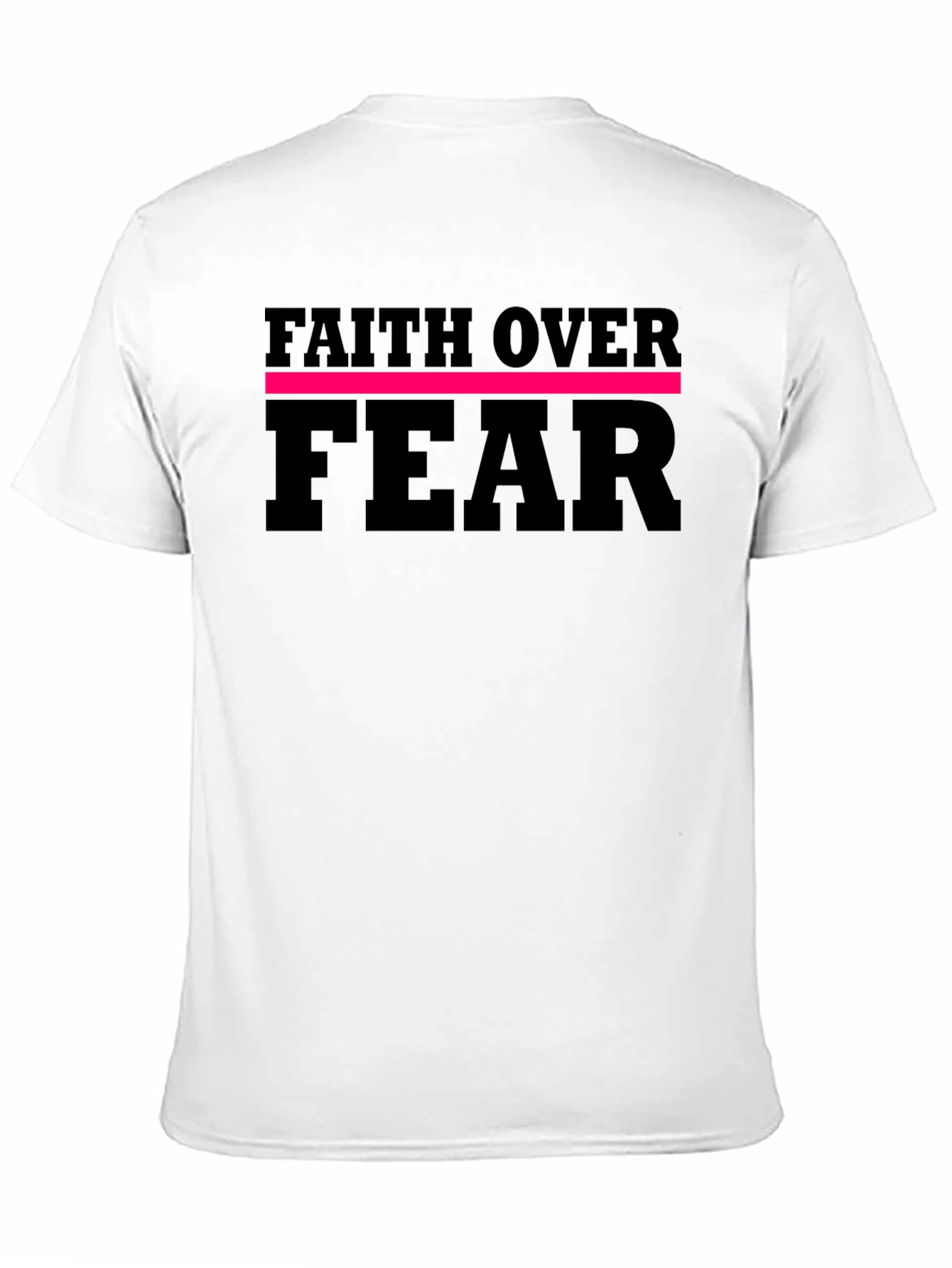 Faith Over Fear Graphic Tee - Black