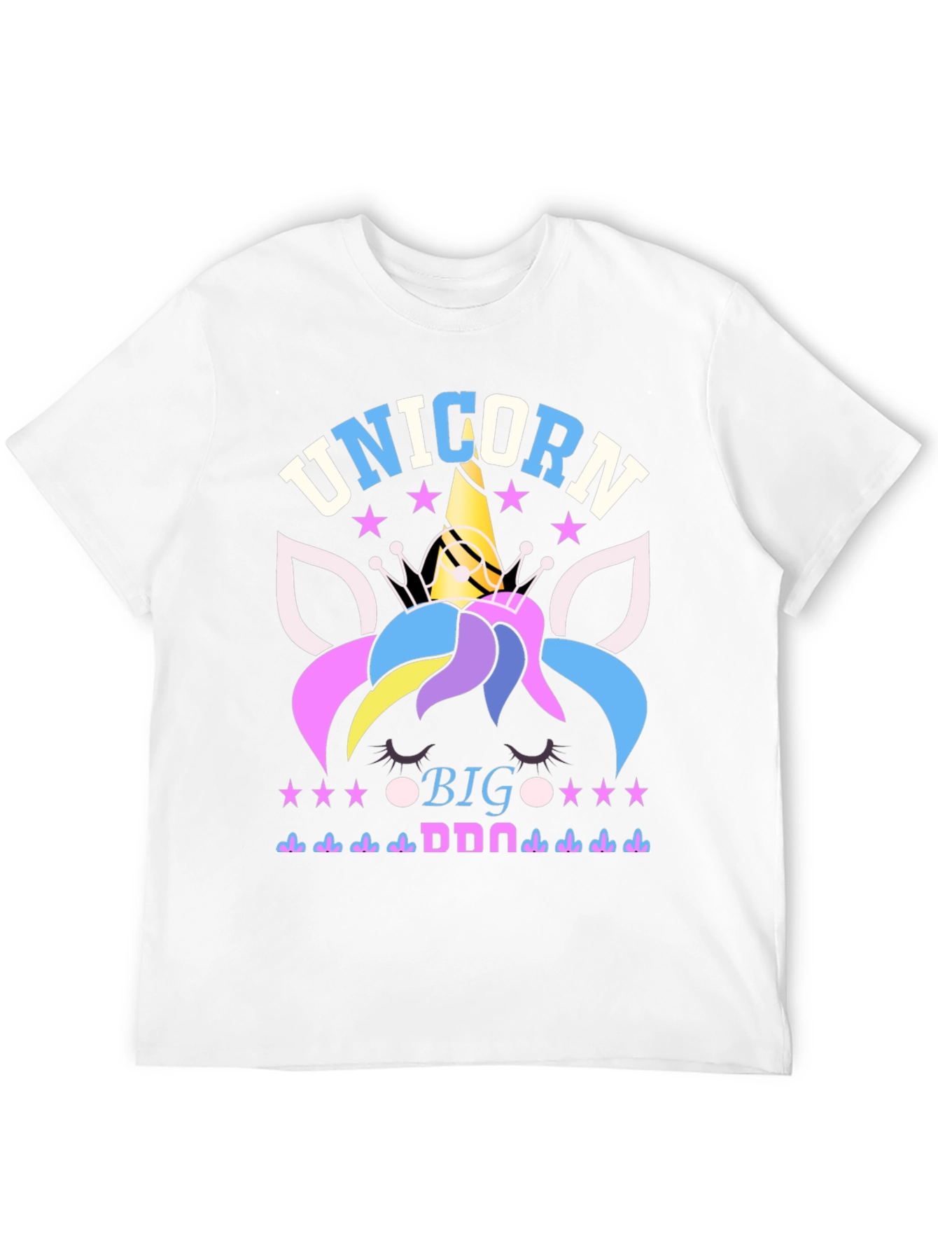 Unicorn Big Donna Black T-Shirt
