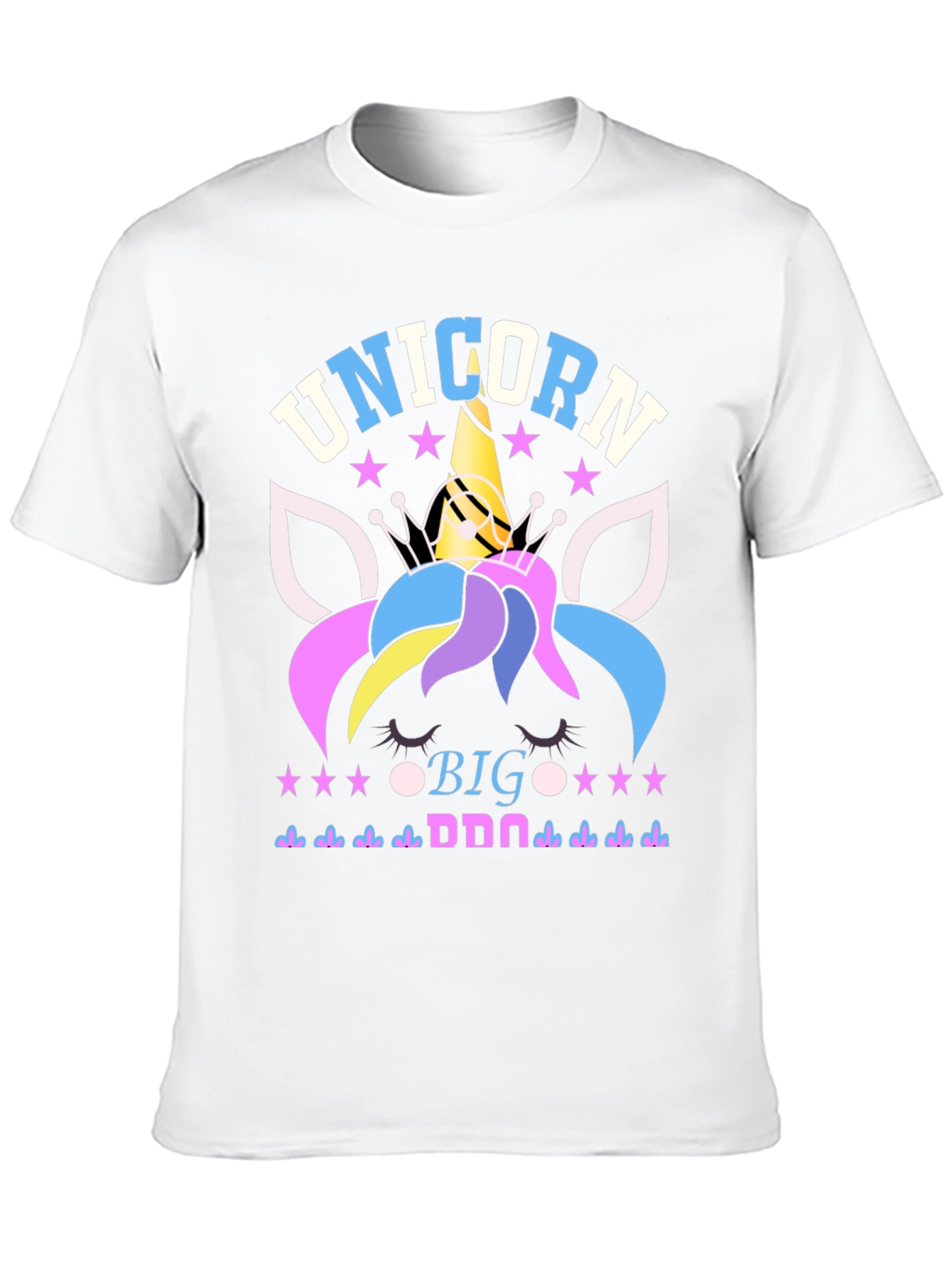Unicorn Big Donna Black T-Shirt