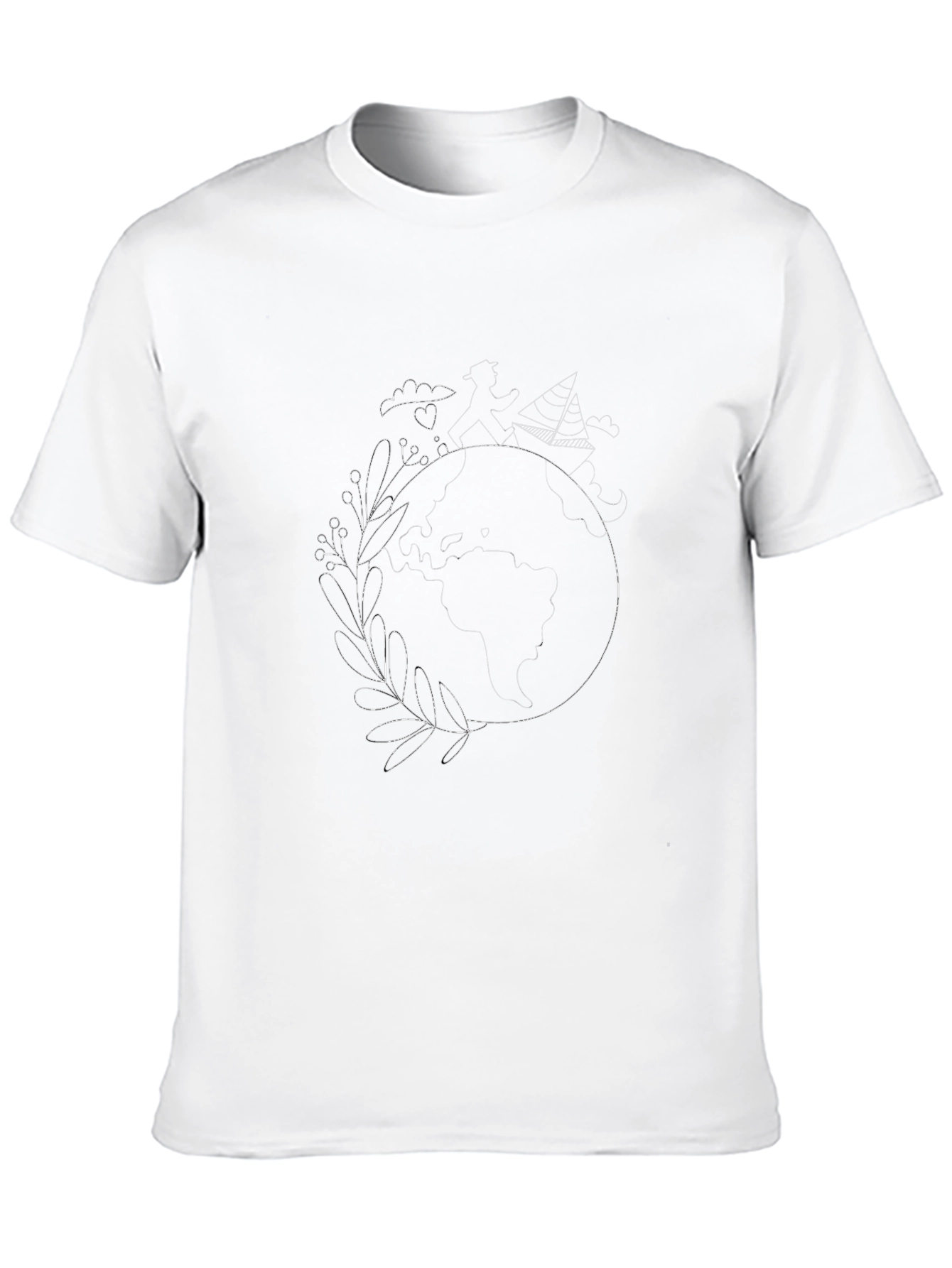 Earth Graphic Tee - Travel Inspired Design