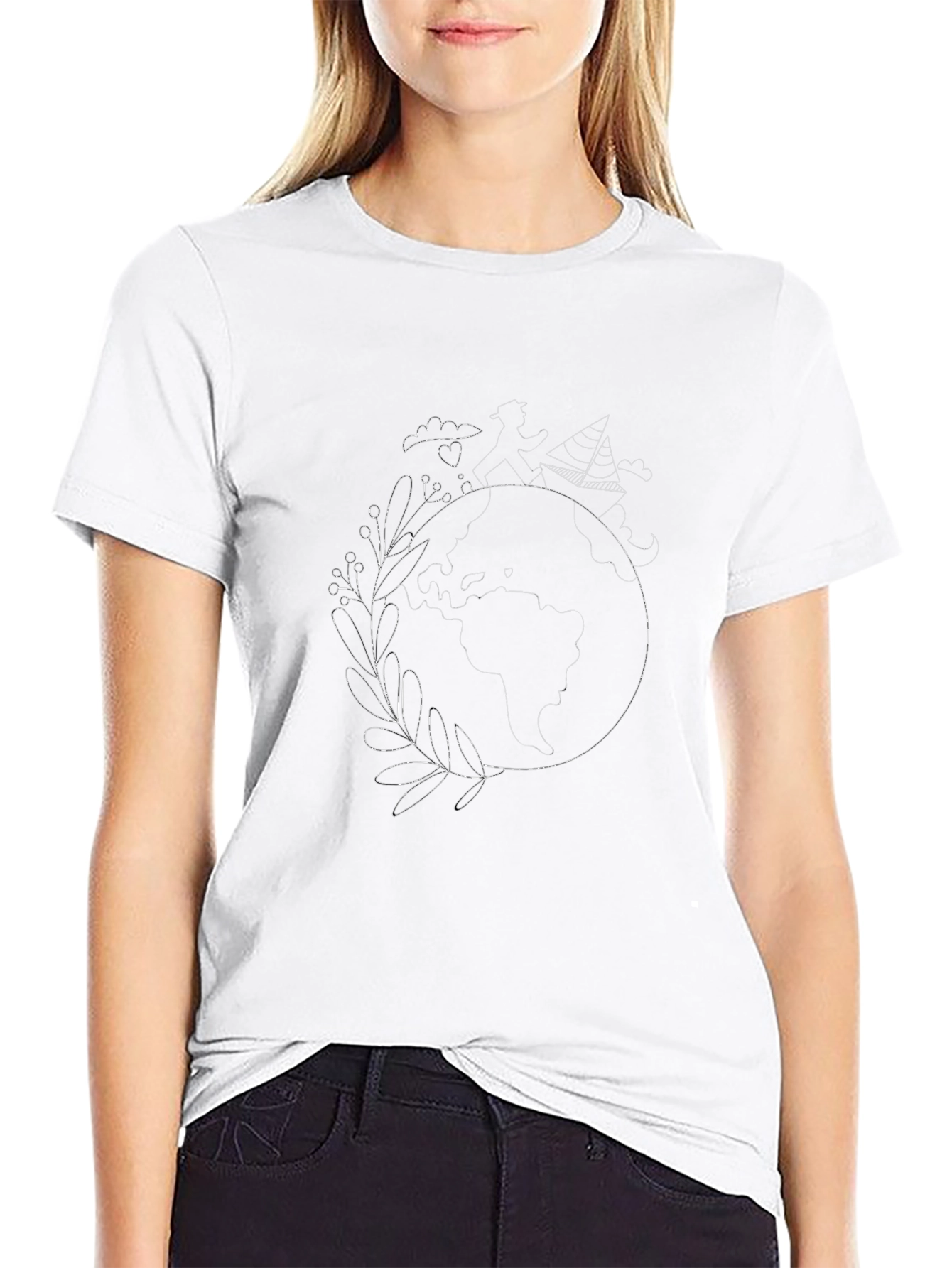 Earth Graphic Tee - Travel Inspired Design