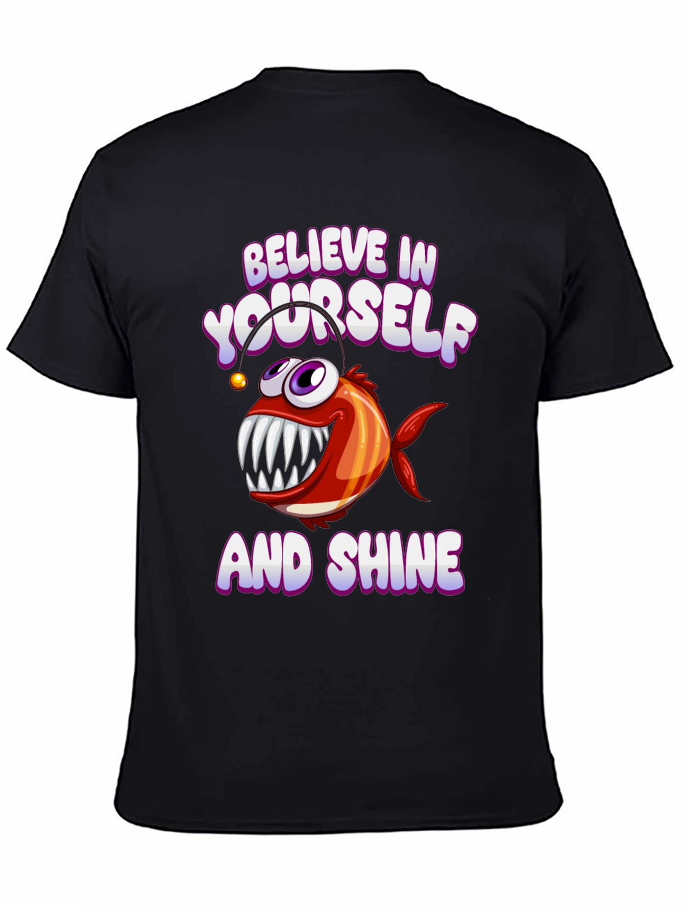 Believe in Yourself Anglerfish Graphic Tee