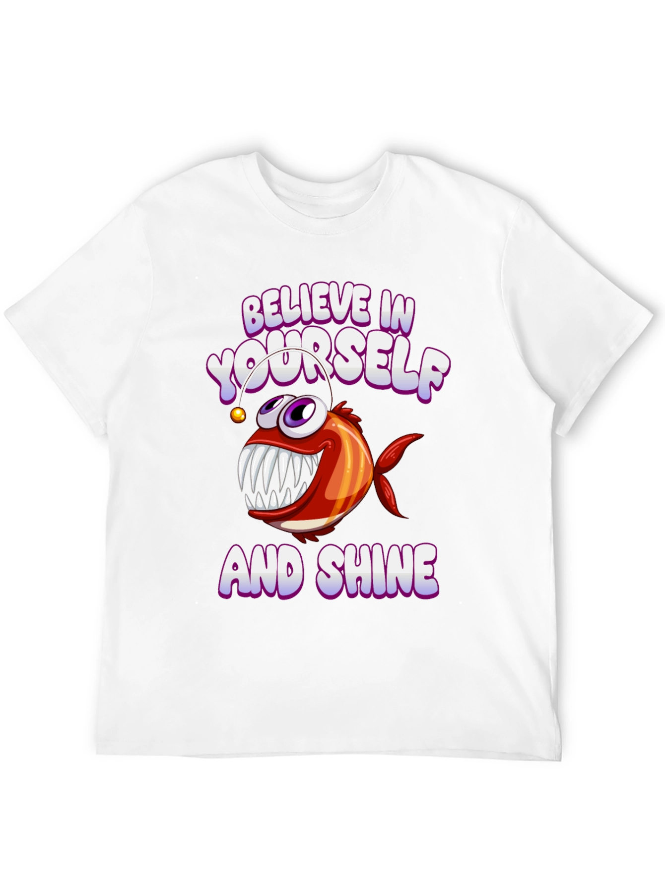 Believe in Yourself Anglerfish Graphic Tee