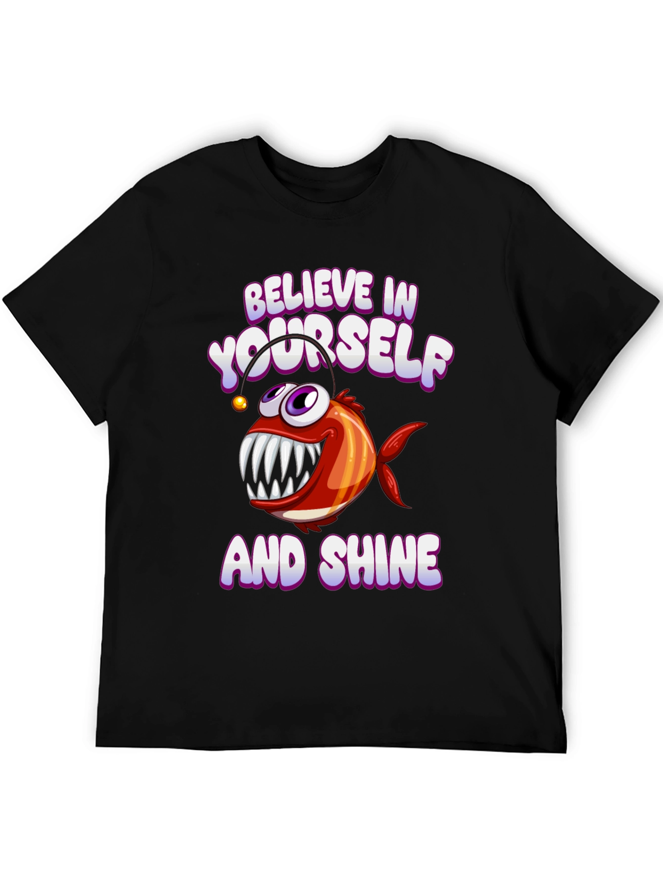 Believe in Yourself Anglerfish Graphic Tee