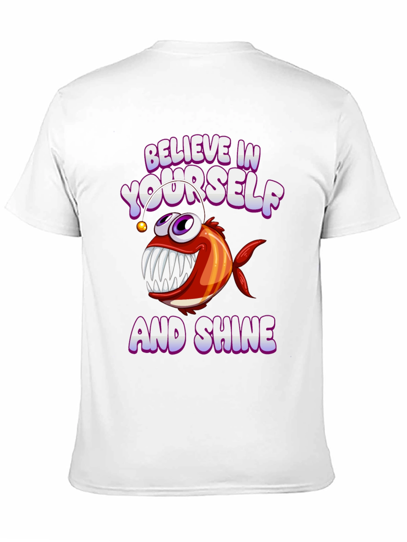 Believe in Yourself Anglerfish Graphic Tee