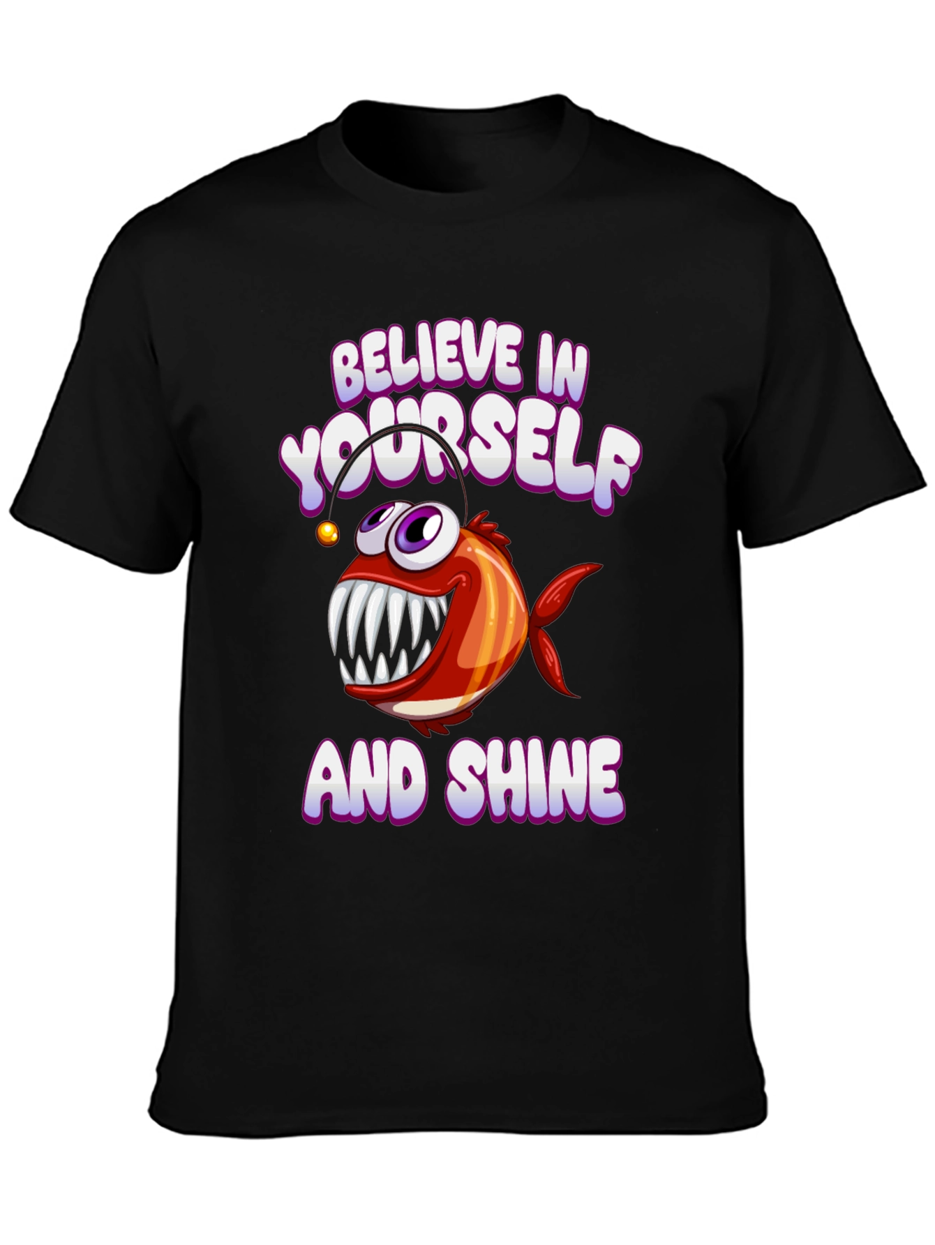 Believe in Yourself Anglerfish Graphic Tee