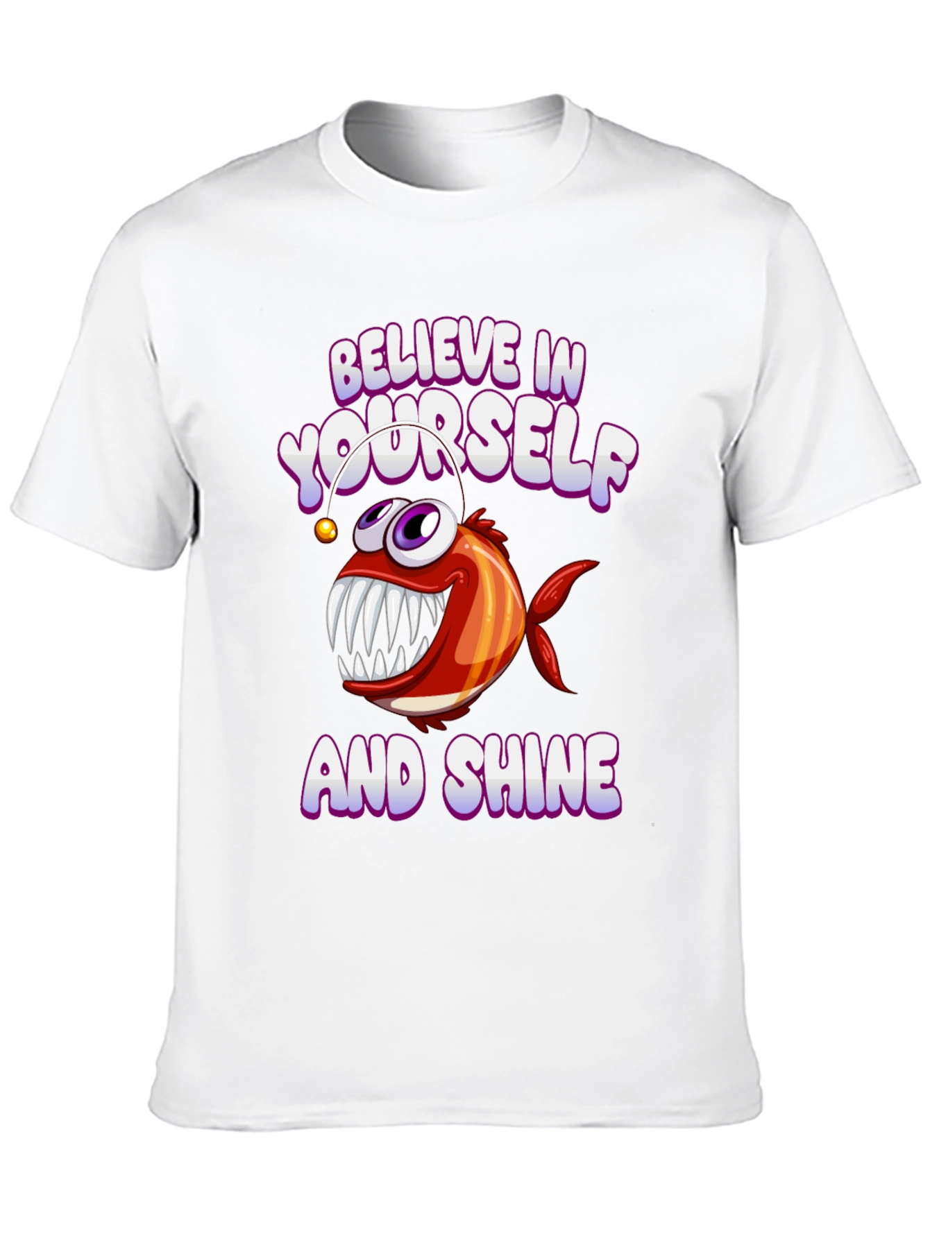 Believe in Yourself Anglerfish Graphic Tee