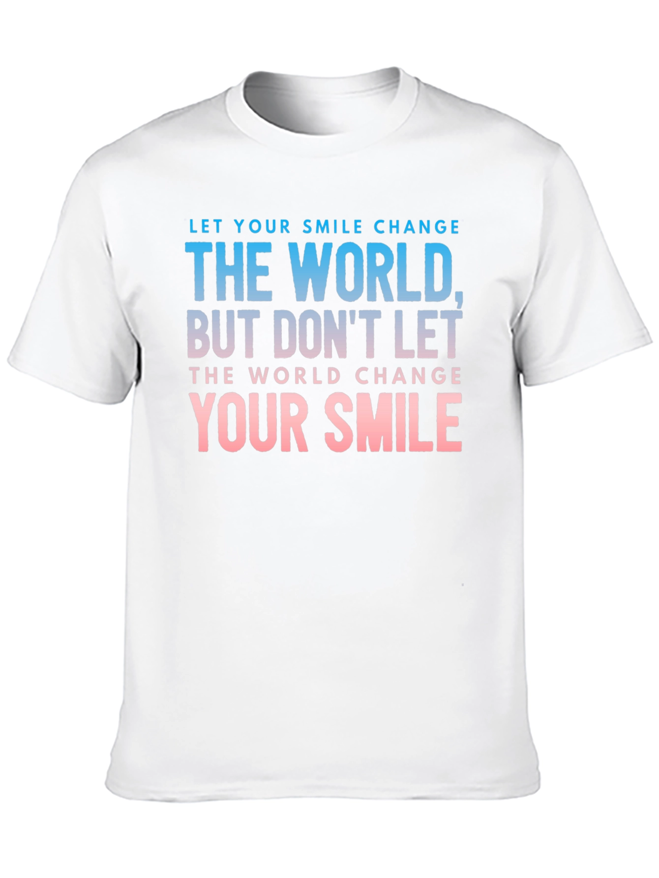 Smile Change The World Graphic T-Shirt