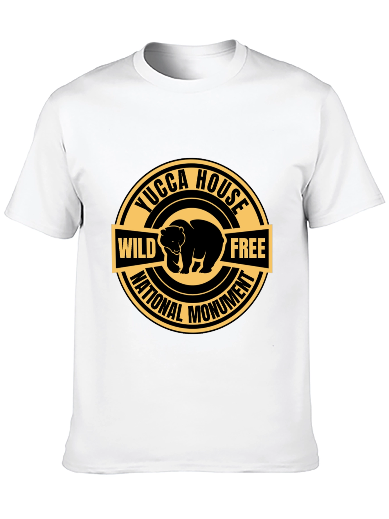 Yucca House National Monument Wild & Free Bear T-Shirt