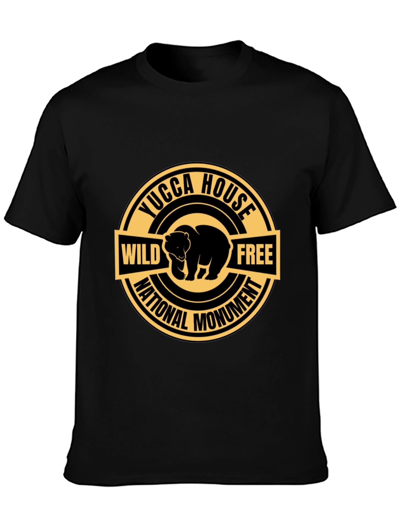 Yucca House National Monument Wild & Free Bear T-Shirt