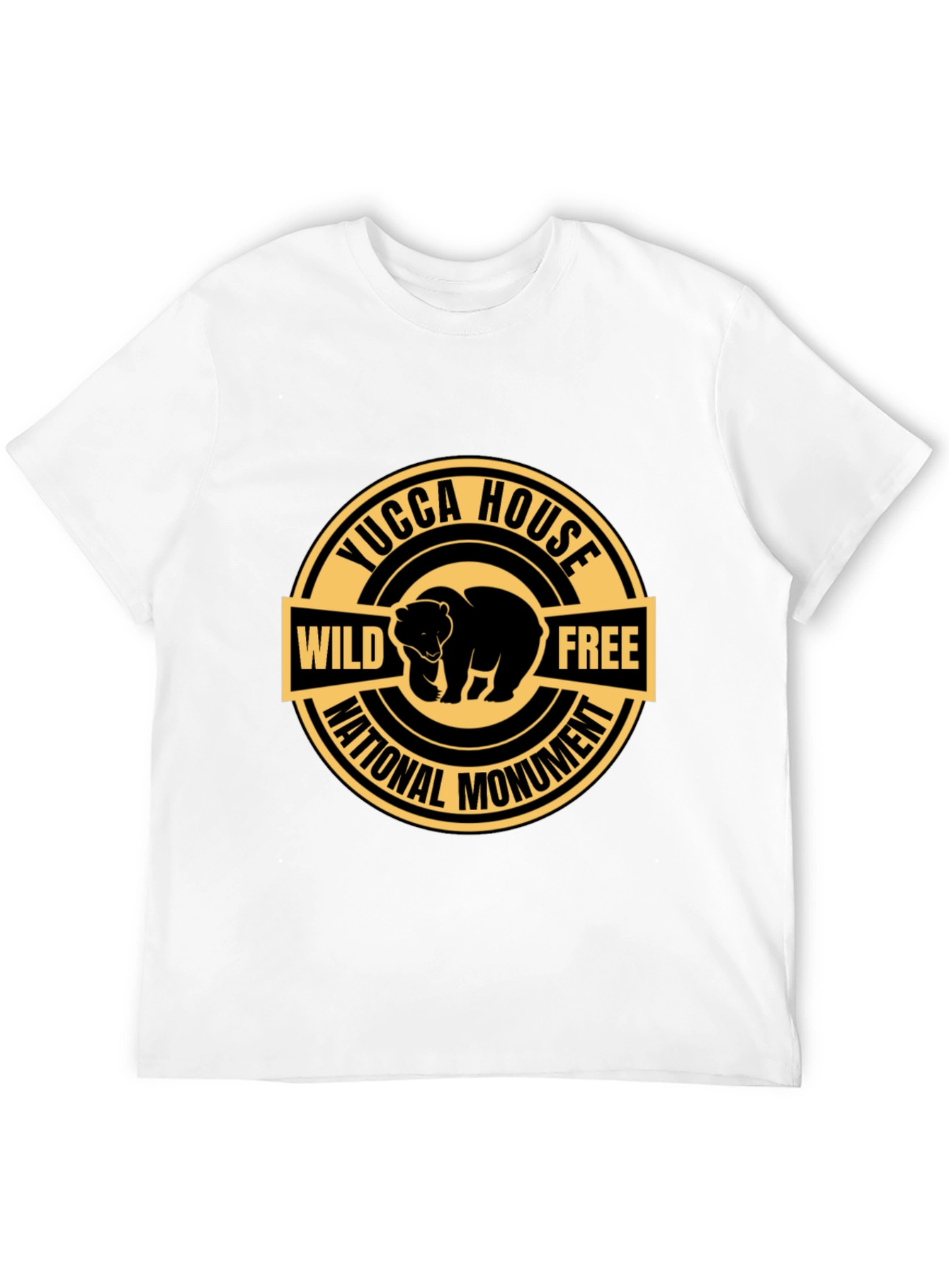 Yucca House National Monument Wild & Free Bear T-Shirt
