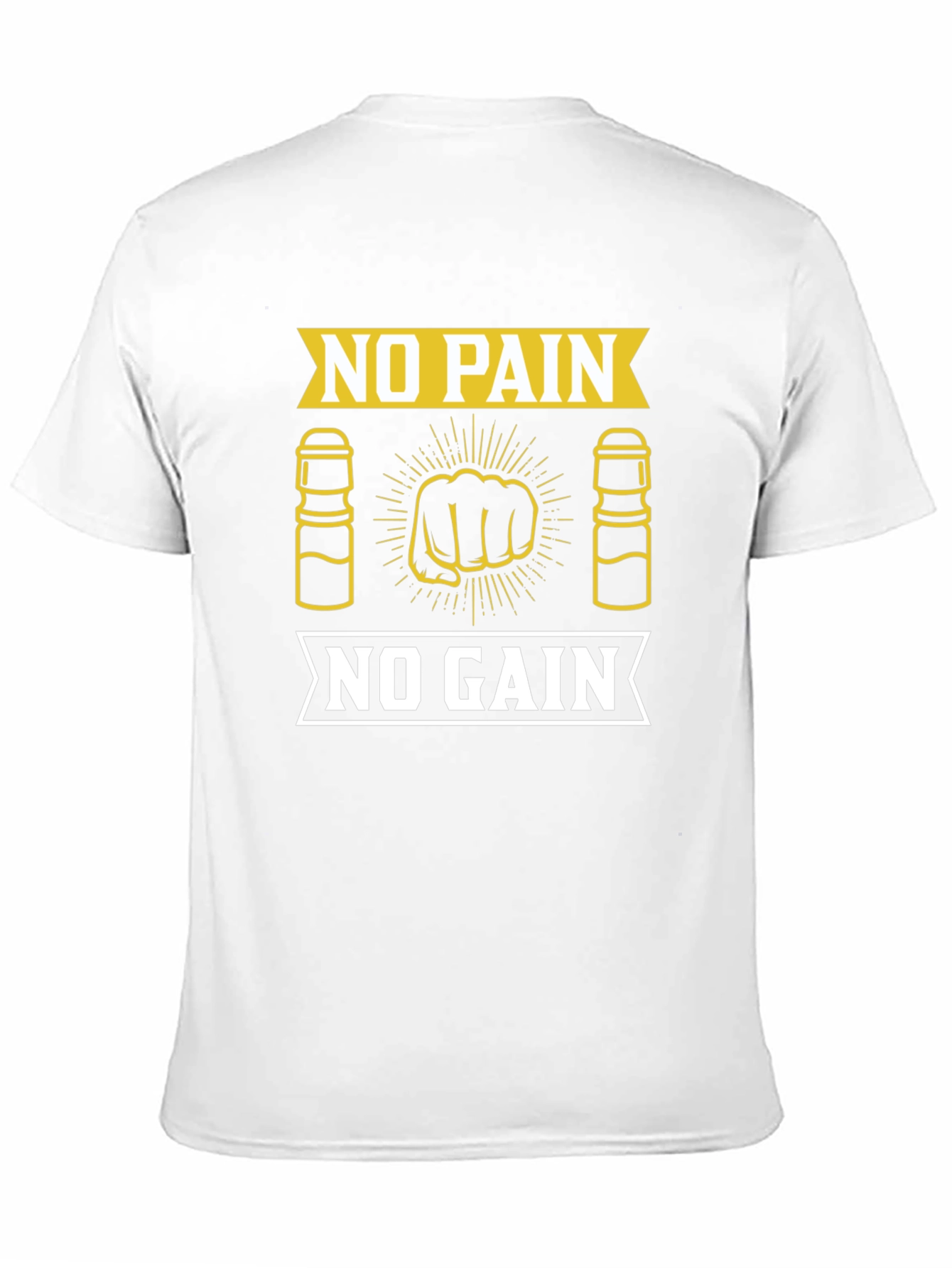 No Pain No Gain Gym Motivation T-Shirt