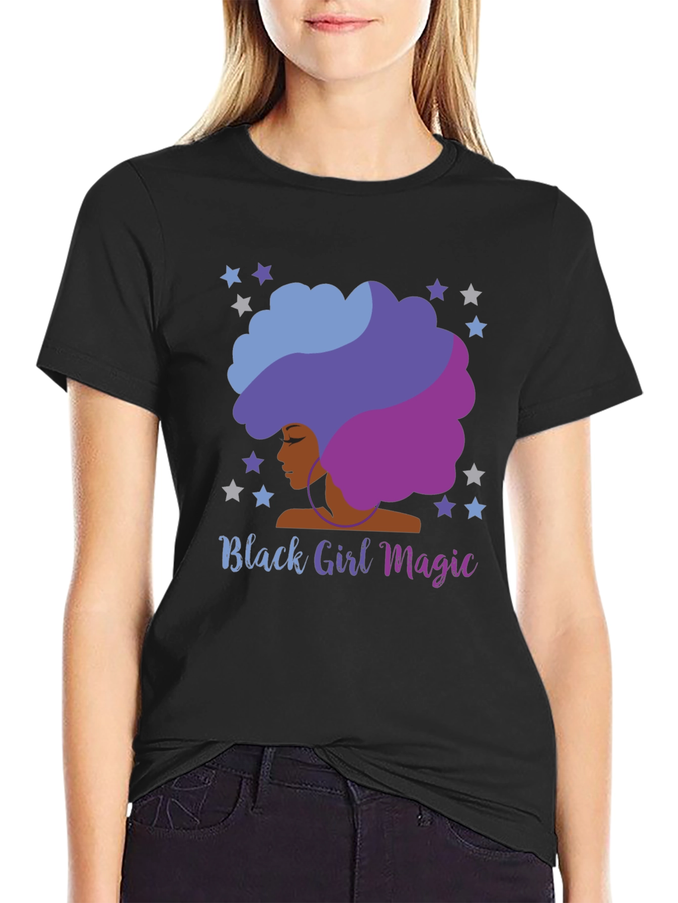 Black Girl Magic Afro T-Shirt