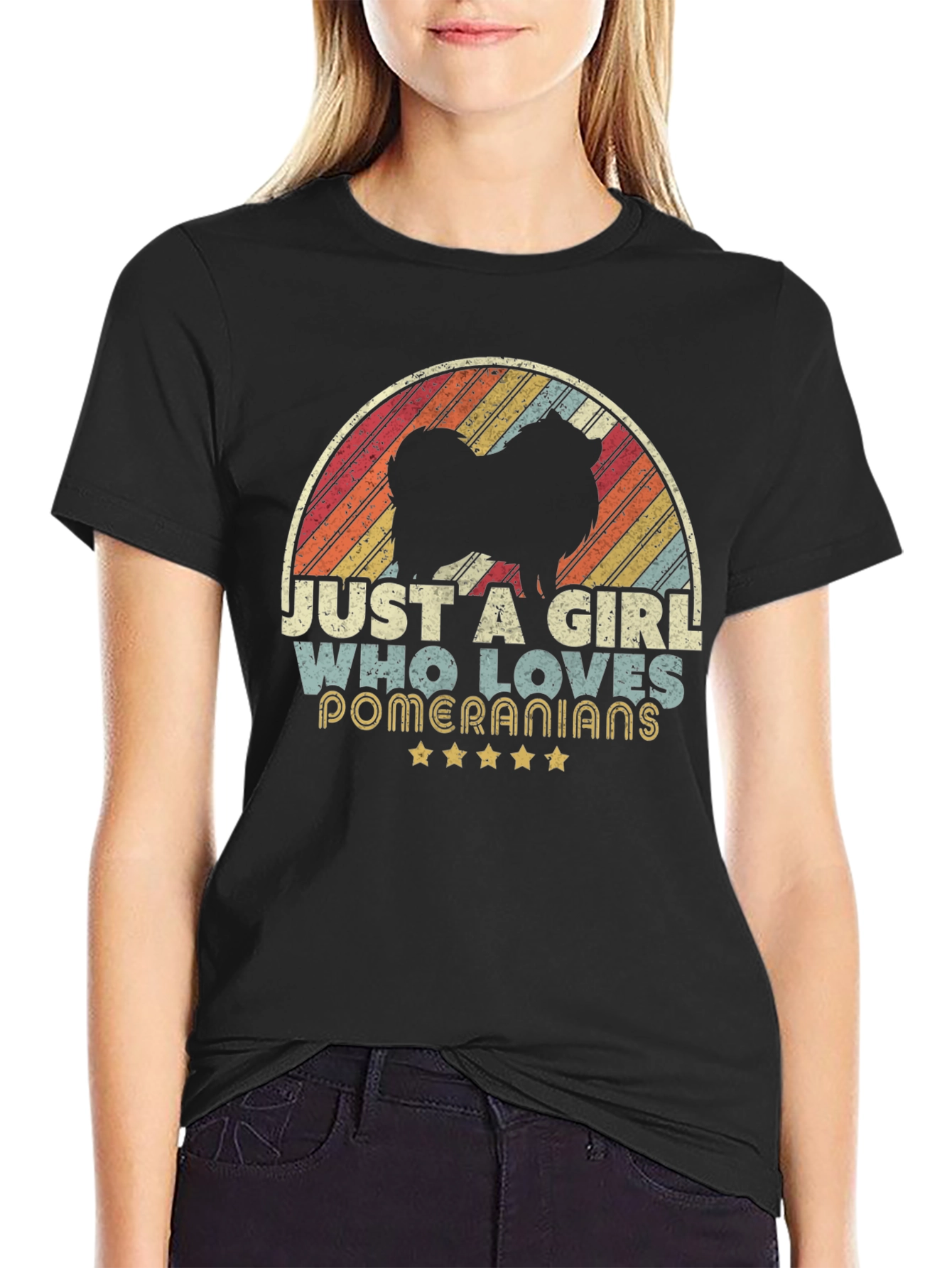 Pomeranian Lover Womens T-Shirt