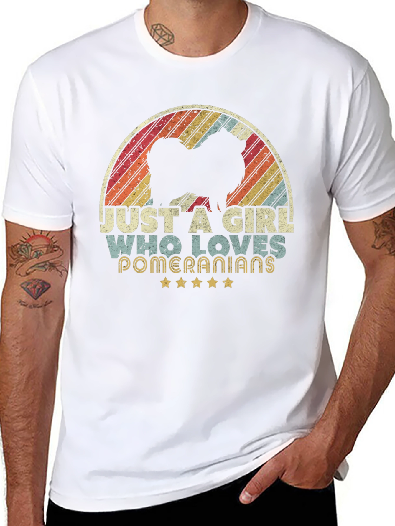 Pomeranian Lover Womens T-Shirt