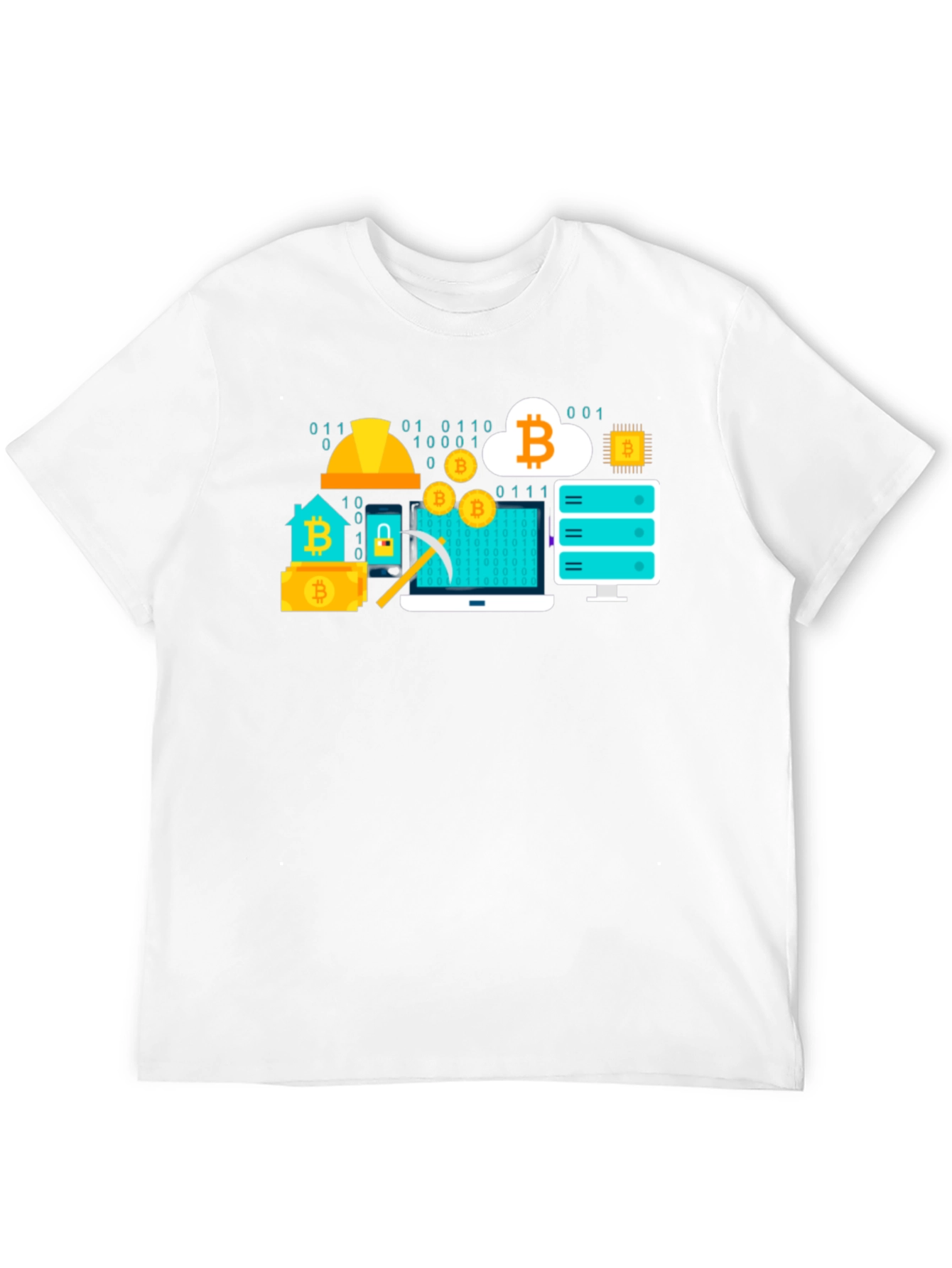 Bitcoin Crypto Mining Black T-Shirt