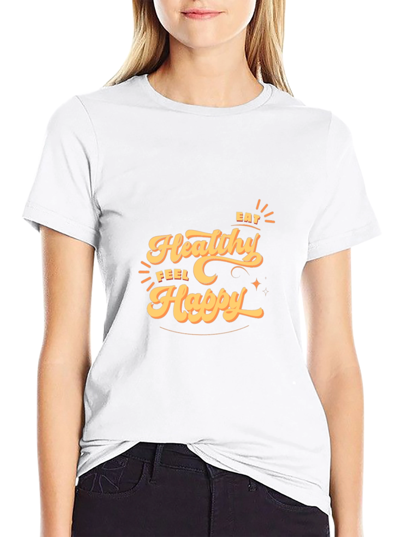 Eat Healthy Feel Happy T-Shirt